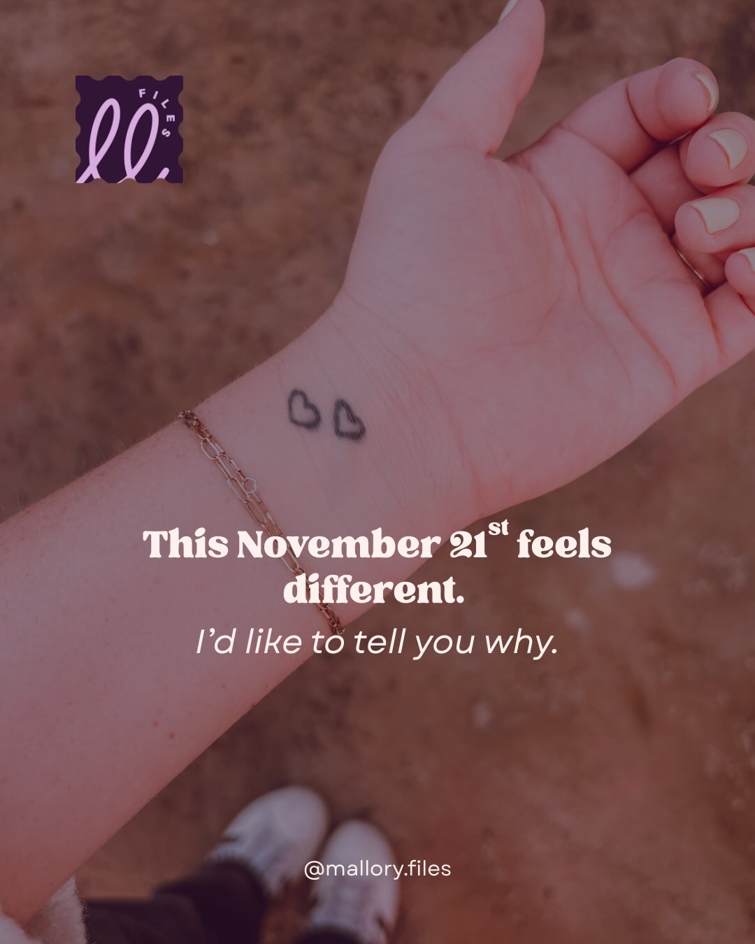 This November 21st feels different.
It’s been 10 years since I’ve watched my dad take his last breath.
Every year carries its own kind of heaviness, but this morning arrived with a softness I didn’t expect.
At 5:30 this morning, Lucy padded into our bedroom, crawled under the covers, and asked to see the hearts on my wrist. Two little hearts I had tattooed a year after Kayley died. I’d never wanted a tattoo before. Honestly, getting them felt strange. But something in me knew I needed them.
For the last decade, after losing my dad, and then losing Kayley so suddenly and violently, I’ve wrestled with how to tell my children about them. What to say. When to say it. How to make their stories part of our world without overwhelming such a small heart.It’s kept me up more nights than I can count.
But the tattoos… they’ve become the gentlest doorway. The easiest beginning to the hardest conversations.
We haven’t talked about this anniversary with her. And yet, this morning, the very first thing out of her mouth was a question about my hearts and about “mommy’s daddy.”
Lucy and I chatted. She asked lots of questions and then promptly asked for toast and Bluey.
Divine intervention, I guess.
Maybe even a little miracle from almost a decade ago - getting those hearts inked on my skin so that one day, when I needed it most, I’d have the perfect way to talk about the two people I miss the most.