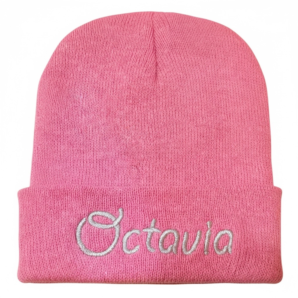 Metallic thread Beanie! #riverfrontdesigncreations #beanie #customembroidery