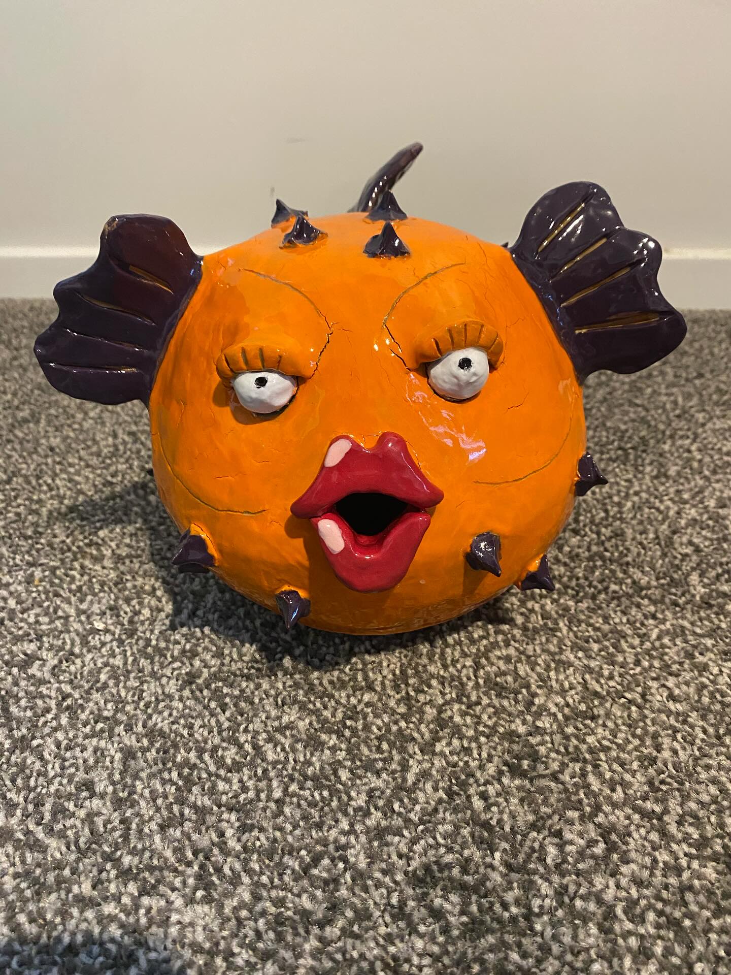 A few more fish hot from the kiln for the Animalia exhibition that opens soon. Getting excited for our set up day next week. #ceramicanimals #crochetanimals #groupshow #exhibitionsinwellington #pottery