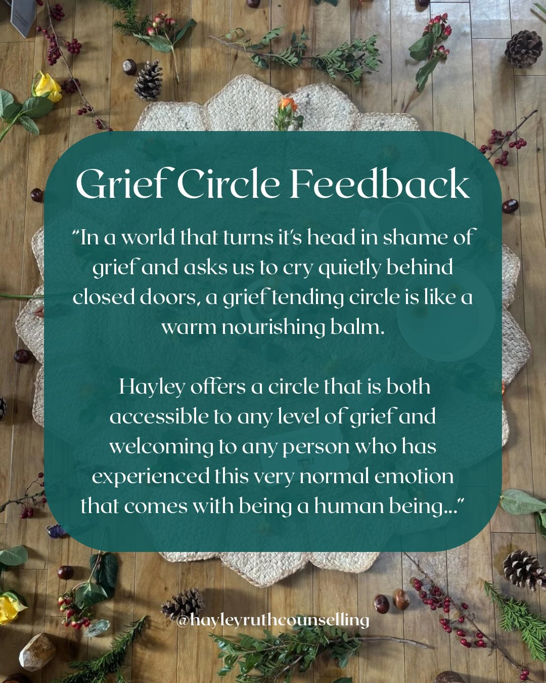 Sharing some gorgeous feedback from one of the beautiful souls who attended my grief tending circle in Avebury recently ✨
This is why I do what I do 🤍
*Shared with permission and deep gratitude 🫶🏼
#grieftending #griefcircle #grieftendingcircle #griefcommunity