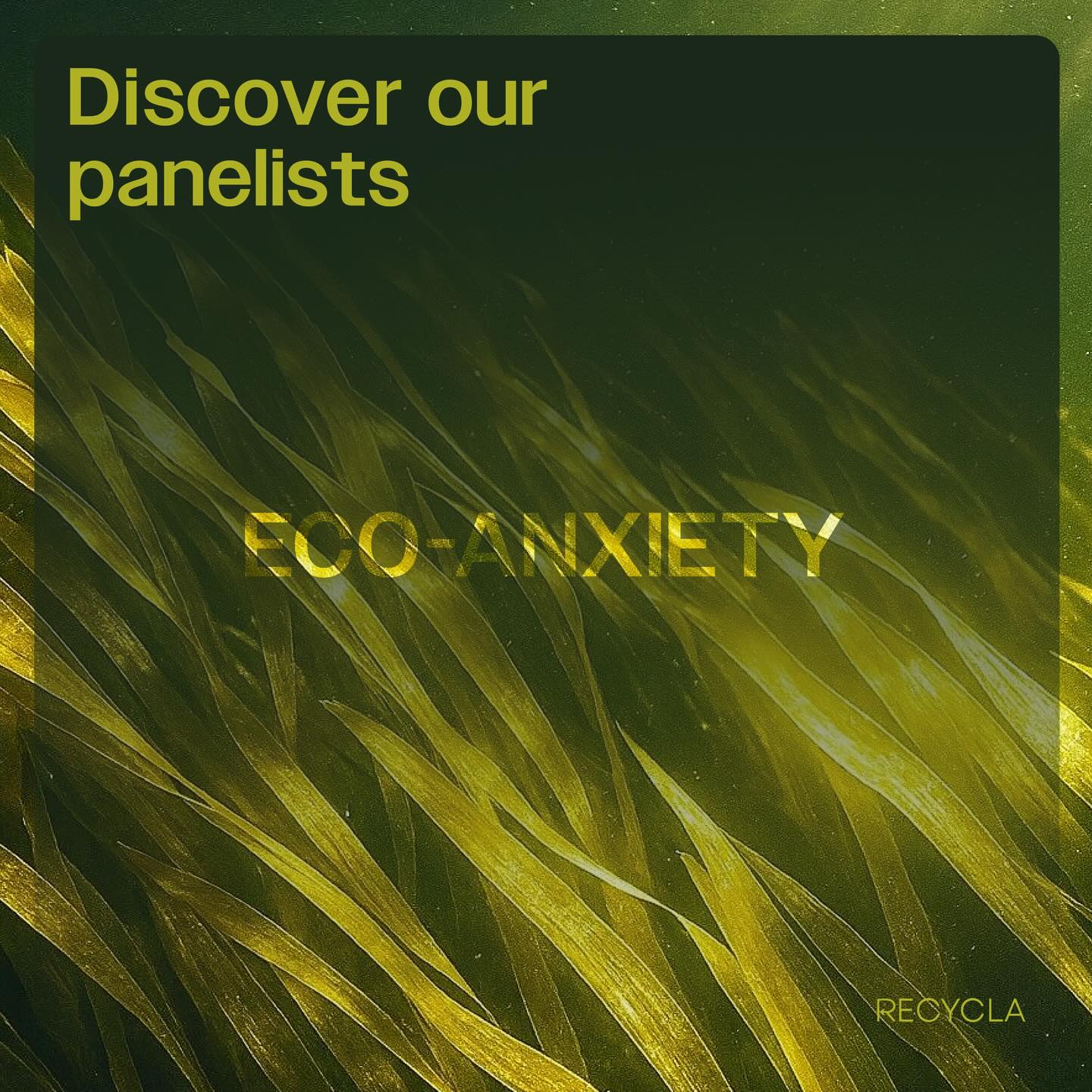 📣 SPEAKER ANNOUNCEMENT - PANEL ART & ECO-ANXIETY
If you haven’t yet, make sure to get your ticket! (Link in
💰 This is a pay-as-you-can event (suggested 15$)
🥐 Breakfast and lunch included
⚠️Limited spots available
🗓️Saturday, December 13 from 9:30 to 17:00
📍Maison du développement durable