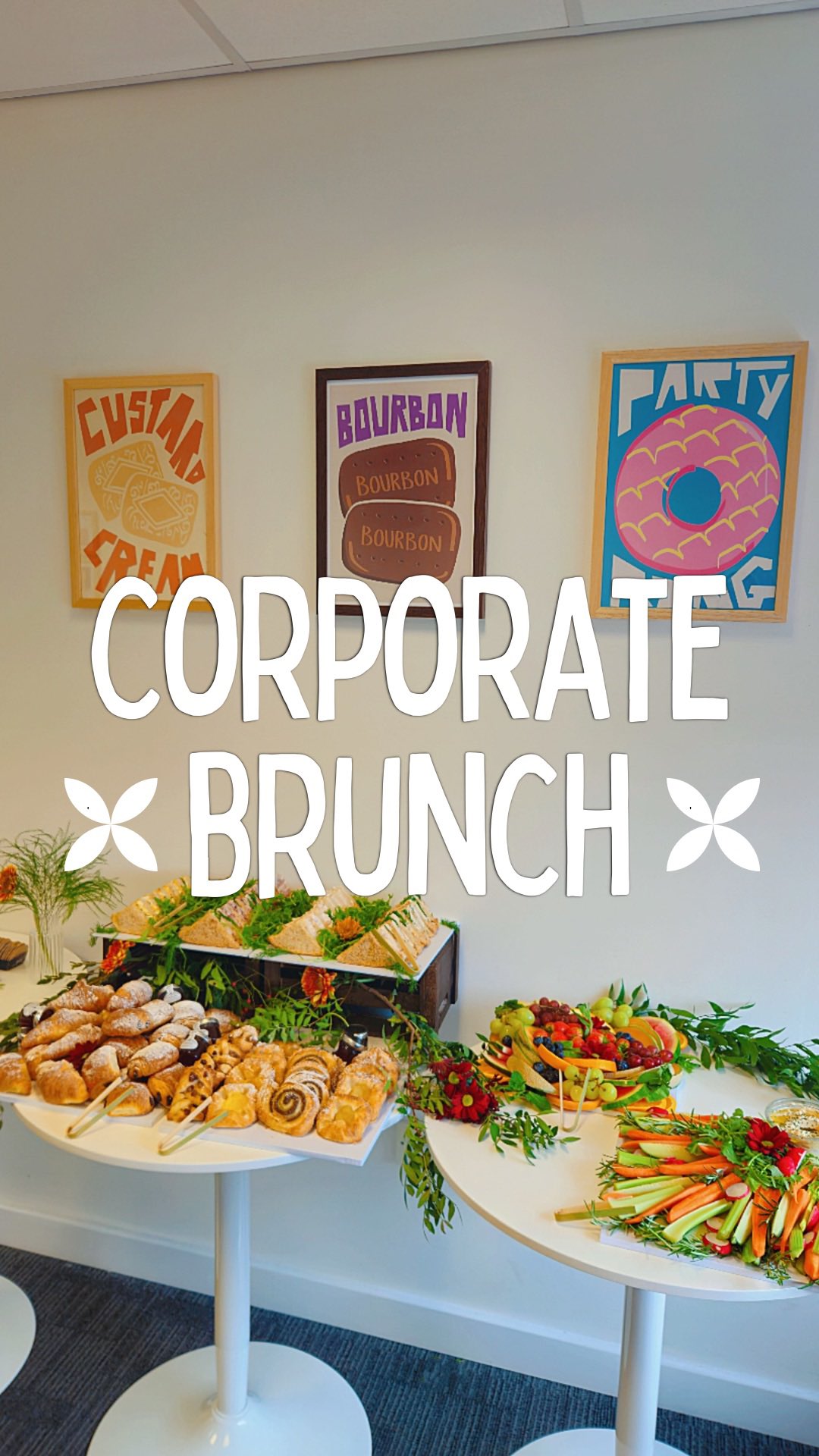 We make a basic brunch look, well… less basic🥐 🍇 🧀