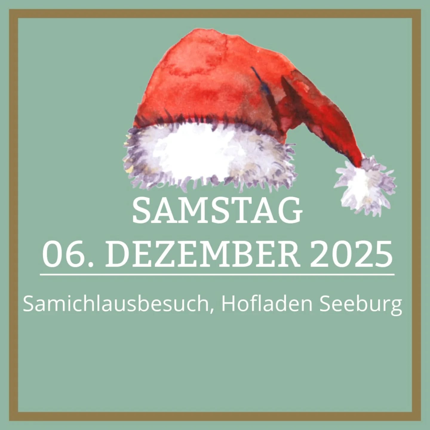 SAMSTAG, 06. DEZEMBER 2025🎅
.
Bald ist es wieder soweit! Der Samichlaus legt an der Schiffstation Seeburg an.
Ab 17 Uhr empfängt er direkt vor dem Hofladen Gross und Klein.🎄
.
Wer sein Spürchli aufsagt, erhält natürlich ein Säckli – und für etwas Wärme sorgt eine kleine Verköstigung vor Ort.🎁
.
Wir freuen uns auf deinen Besuch!🤗
.
.
.
.
#seeburghof #familienausflug #luzern #event #samichlaus