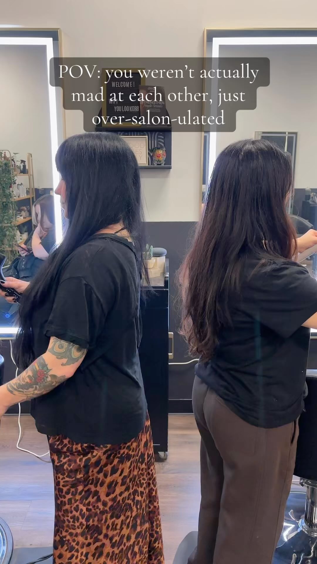 We could never be mad at each other 🥺