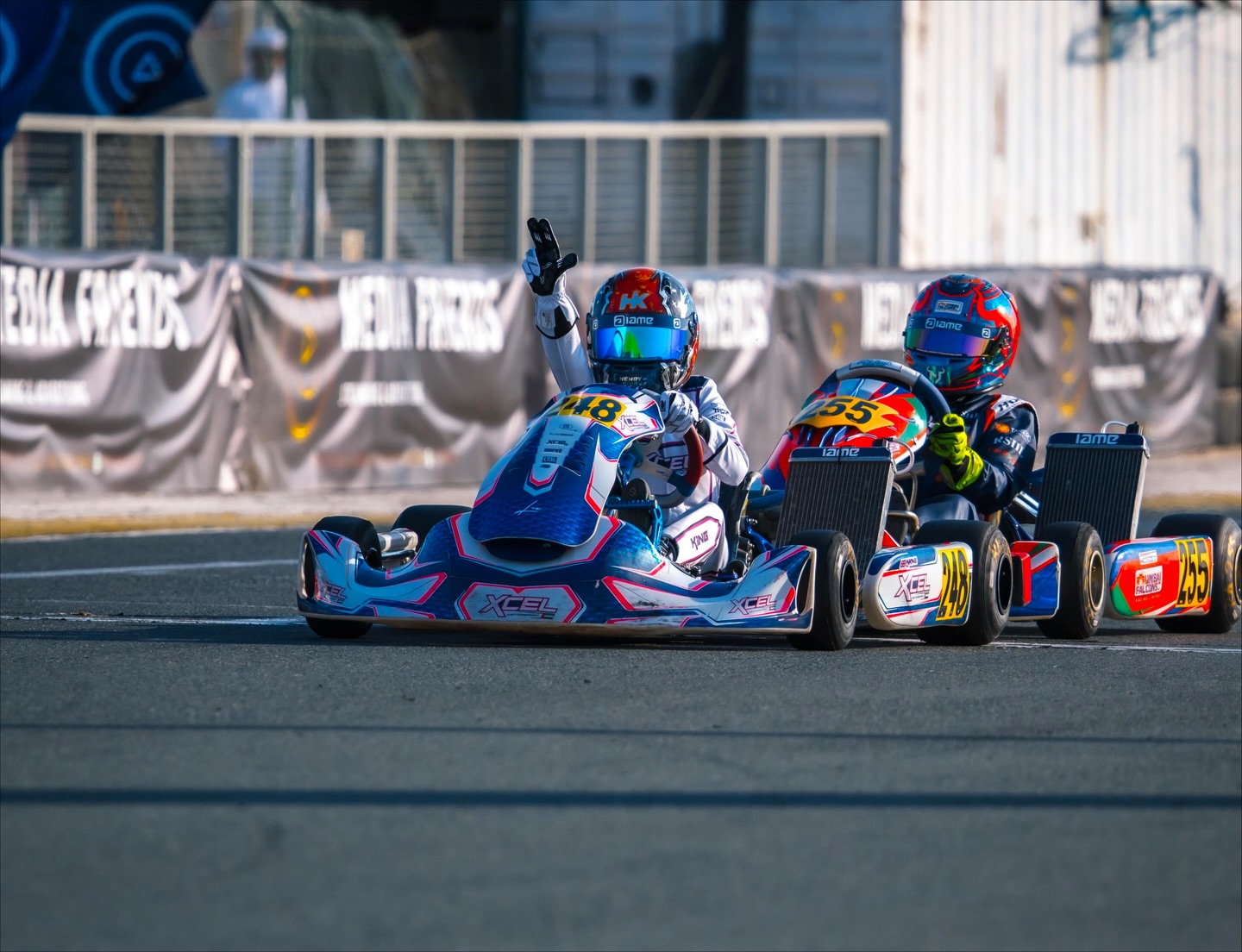 KING ON TOP AT IAME R4!! 🏆 👑
Other podium finishes included:
Mini:
Page - P3
Rookie:
Al Khalifa - P2
Tabaza - P3
Junior:
King - P1
Massive well done and thank you to our entire team for their hard work.
We go again tomorrow. 🫡 🤙
#xcelmotorsport #energykarts #winners #iame #siiiiuuupp