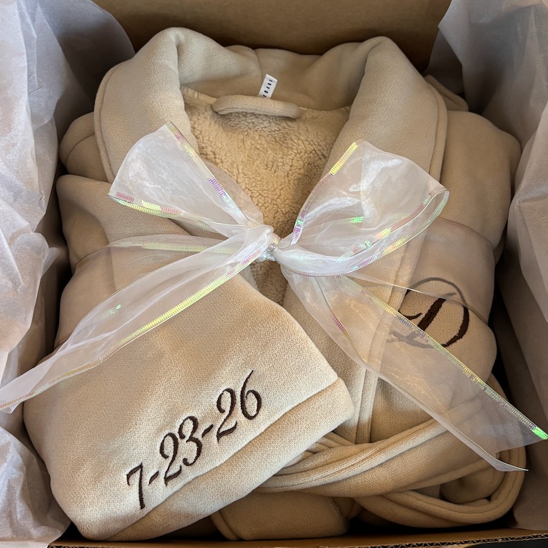 Makes me so happy when clients send photos of our work! Heres to the new Mr and Mrs of 2026!!!