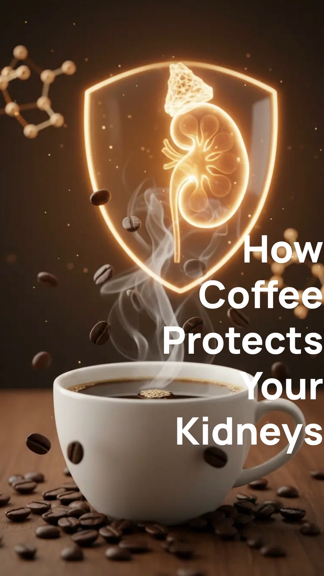 Coffee protects your kidneys—here's the exact biology ☕
As a nephrologist, I'm breaking down the 4 mechanisms that make coffee one of the most kidney-protective beverages you can drink.
This isn't just about caffeine. Coffee contains over 1,000 bioactive compounds working together.
━━━━━━━━━━━━━━━━━━━━
🔬 4 PROTECTIVE MECHANISMS
1️⃣ ANTIOXIDANT POWERHOUSE
Over 1,000 bioactive compounds:
- Chlorogenic acids
- Melanoidins
- Polyphenols
They reduce oxidative stress and inflammation in the glomerulus—your kidney's filtration unit.
2️⃣ ANTI-SCARRING ACTION
Caffeine suppresses TGF-beta-1 pathway → reduced kidney fibrosis
This matters because kidney disease progresses through tissue turning into scar. Caffeine slows this process.
3️⃣ BETTER BLOOD FLOW
Caffeine improves nitric oxide availability → better blood flow regulation in nephrons
Better perfusion = healthier kidney function over time.
4️⃣ IMPROVED INSULIN SENSITIVITY
Better insulin control = less stress on the glomerulus
This is why coffee shows up in diabetes prevention studies, too—it's all connected.
PRACTICAL GUIDELINES
OPTIMAL DOSE: 2-4 cups per day shows strongest protection in research
BEST CHOICE: Black coffee (added sugar negates benefits)
TIMING: Avoid late afternoon to protect sleep quality
INDIVIDUAL VARIATION: Some people are slow caffeine metabolizers—listen to your body.
REFERENCES
Jhee et al. (2018). Coffee consumption and CKD risk. Meta-analysis showing dose-dependent protection.
Palatini et al. (2019). Coffee intake and chronic kidney disease incidence. Dose-dependent protective effects.
Kennedy et al. (2020). Mechanisms of coffee's renoprotective effects. Antioxidant, anti-inflammatory, anti-fibrotic properties.
Educational only—not medical advice. Coffee recommendations vary based on kidney function, blood pressure, and individual health status. Consult your healthcare provider before dietary changes.
#Coffee #KidneyHealth #Nephrology #CKD #ChronicKidneyDisease #CoffeeScience #Antioxidants #HealthBenefits #SeanHashmiMD #EvidenceBasedMedicine #NutritionScience #KidneyProtection #HealthOptimization #PreventiveMedicine #CoffeeLover