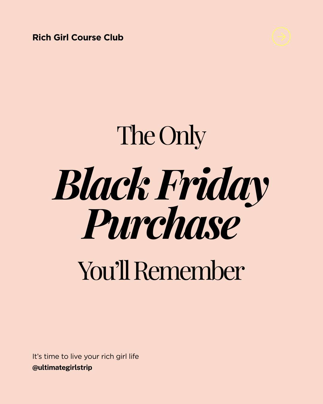 We're offering over 70% off deals on our Rich Girl Course Club courses on Black Friday, because we want you to live your rich girl life. Put your money towards business growth and new income streams this year instead of random items you don't need. https://www.proofitspossible.com/rich-girls-course-club
#blackfriday #richgirlscourseclub #femaleentrepreneurs #passiveincome #coursecreation