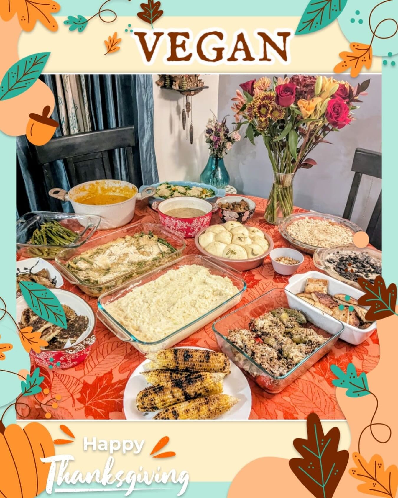 🌱🧡 Vegan Thanksgiving Vibes 🧡🌱
Finding balance between mashed potatoes… and mountain pose.
Happy Thanksgiving, everyone! Yogic Wisdom for Holiday Eating:
Tips on navigating the holiday, Because the only thing fuller than my plate is my stomach chakra.
• Practice mindful eating – chew slowly, taste fully, and try not to inhale the mashed potatoes like they’re prana.
• Twisting poses after meals (like Ardha Matsyendrasana) = nature’s reset button for over-indulgence.
• Kapalabhati pranayama helps with digestion and gives you the illusion that eating dessert was “part of the wellness plan.”
• Apanasana (knee-to-chest) = the “Thanksgiving rescue posture” for when your stomach is negotiating peace talks.
• Cat-Cow = because your spine deserves joy too, after you’ve carried the weight of four plates. Healthy Eating Tip (That’s Still Fun):
Balance the feast with fiber, color, veggies, and water…
…but also balance joy with gratitude, and food with movement.
Remember, your body is your temple — but sometimes the temple needs stuffing. Vegan stuffing. Lots of it. May your Thanksgiving be full of love, light, and leftovers.
May your yoga keep your body happy, and may your gratitude keep your heart full.
And may all your meals be seasoned with kindness…
…and maybe just a little nutritional yeast 😎This feast reminded us that eating well is an act of self-love, and balancing our plates goes hand-in-hand with balancing our minds. The holidays can be… a lot, but yoga teaches us that with breath, presence, and humor, we can navigate anything — even that third serving of mashed potatoes. A huge, heartfelt gratitude shout-out to our amazing customers and community — your trust, support, and energy fuel us every day. #VeganThanksgiving #PlantPowered #MindfulEating #YogaLife #HolidayBalance #GratitudePractice #VeganFeast #HealthyHolidays #YogaForLife #SpiritualLiving #HolisticHealth #YogaCommunity #ThanksgivingVibes #VeganLifestyle #YogaWisdom #GratefulHeart #WellnessJourney #MindBodySpirit #VeganFoodShare #YogaEveryday #ThankfulMindset #HolidayWellness #CompassionInAction #FoodAsMedicine #VeganInspo #ConsciousLiving #NourishYourSoul #ThanksgivingGratitude