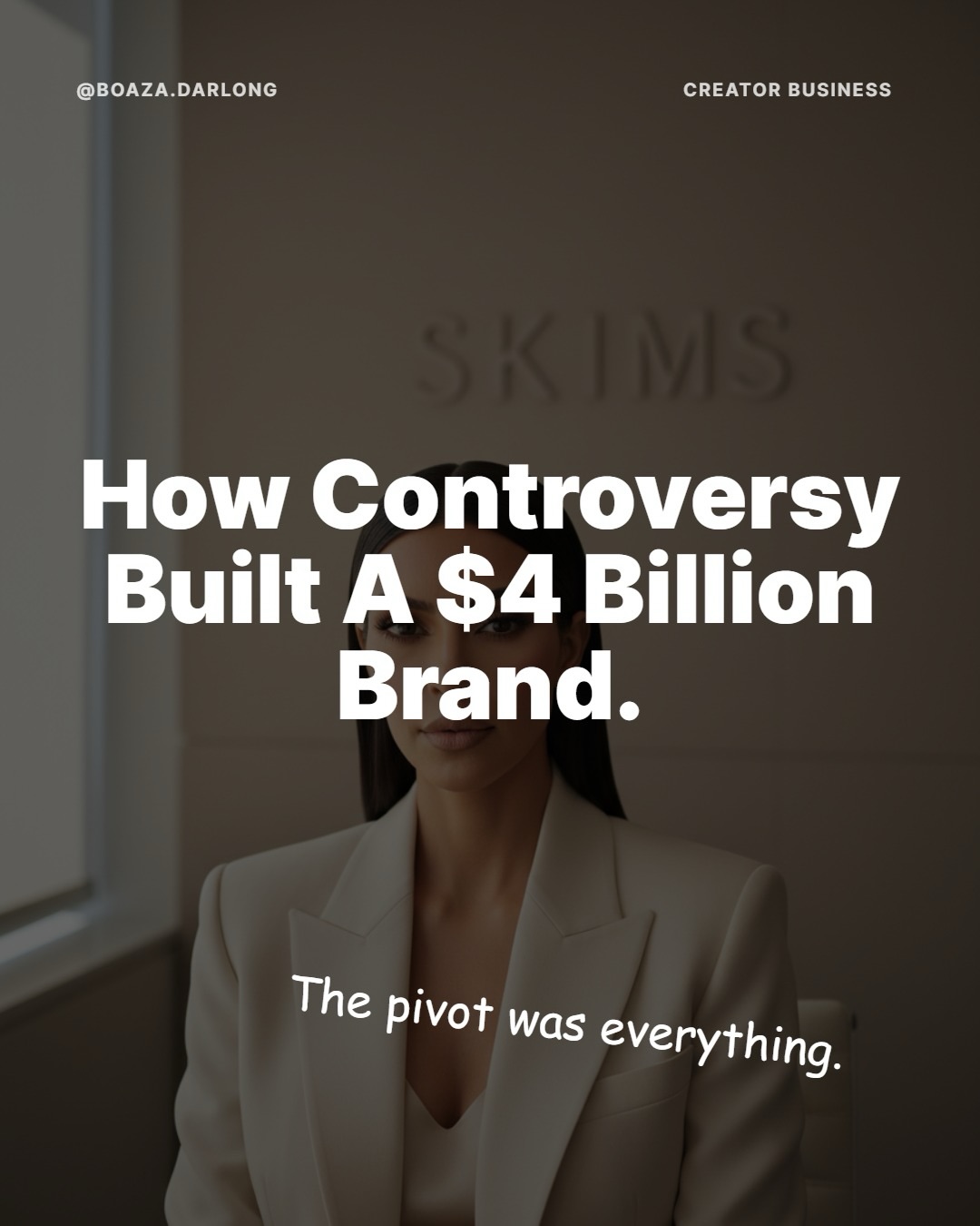 SKIMS leveraged a major branding controversy, turning it into a $4 billion empire by championing inclusivity and smart product innovation. This is how they mastered the art of the pivot.
