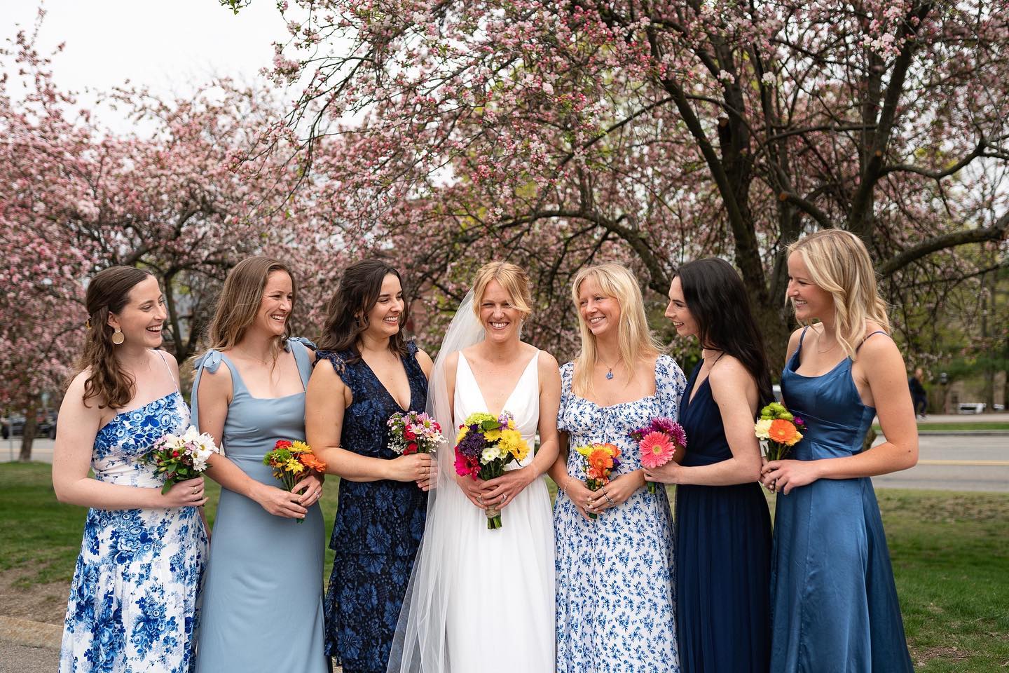 Katie, bridesmaids in blue, and Boston in bloom.
From April’s first wedding of the year.
.
.
.
.
#bostonengagementphotographer #newenglandphotographer #cambridgephotographer #bostonweddingphotographer #bostonengagementphotographer #bostoncatholicphotographer #catholicweddingphotographer #newenglandcatholicweddingphotography #blessedissheboston #spokenbride #candidweddingphotography #weddingphotojournalism