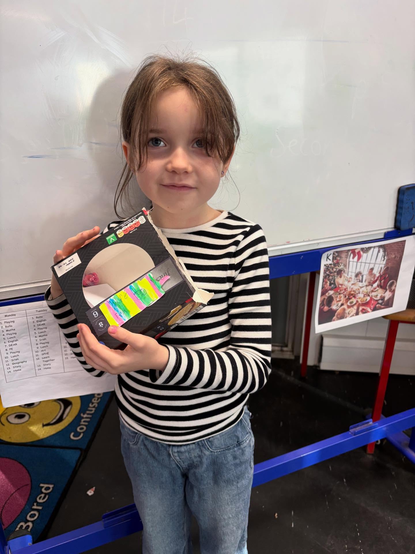 First & Second Class have been exploring construction and making schools and school-related objects with moving parts. Such brilliant artists and engineers in this class! 👷🏼♀️👷🏾🎨