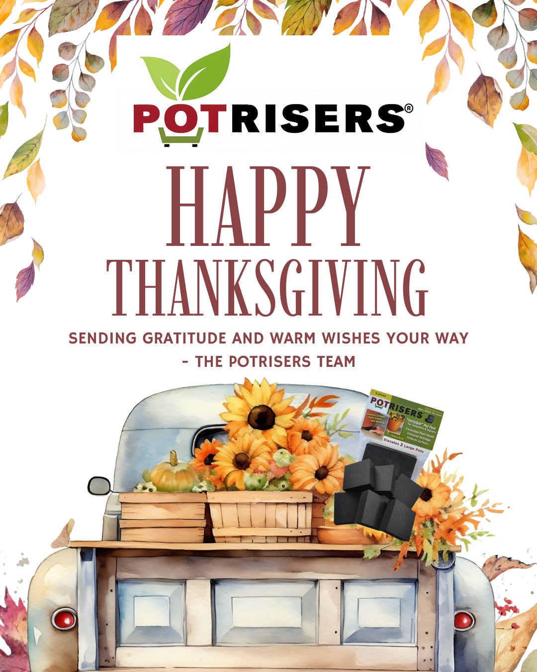 Wishing you a warm and joyful Thanksgiving from the Potrisers team 🧡🍂 May your home (and garden!) be filled with gratitude, good company, and cozy moments.
#HappyThanksgiving #Grateful #FallVibes #GardenLife #PlantLovers #ContainerGardening #GardenCommunity #Potrisers