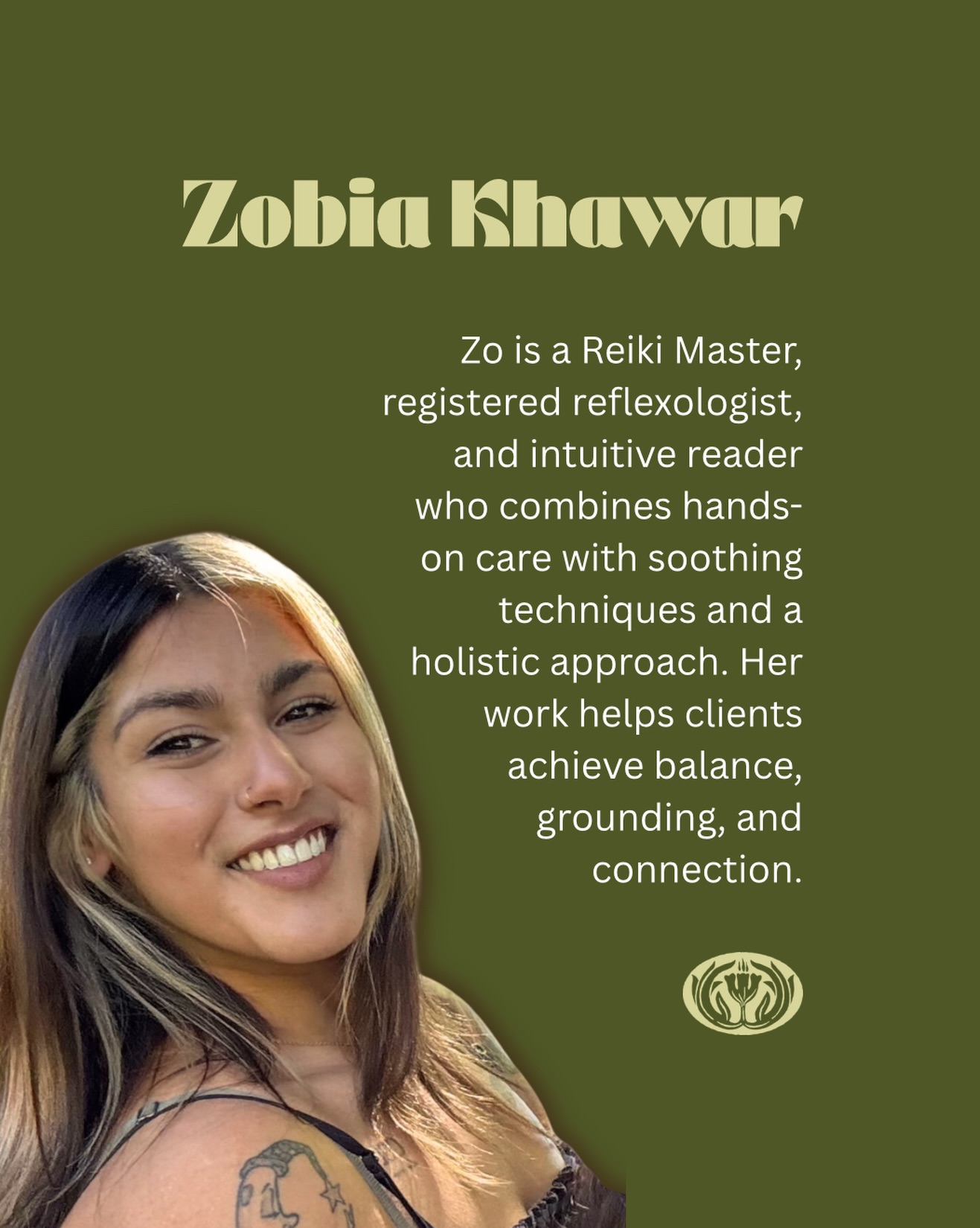 WELCOME ZO ✨
We are thrilled to welcome ZO to our team- offering a beautiful spectrum of services for our community.
✨Registered Reflexology
✨Reiki
✨Intuitive readings
Availability starting early December
1st and 3rd Tuesday and Saturday of the month.
To learn more about what Zo offers check out her IG account ⬇️
@heal.with.zo
#reflexology#guelph#guelphbusiness#health#healing#reiki#intuativereadings#spiritualhealing#wellnessjourney#guelph#kw#cambridge#fergus#elora