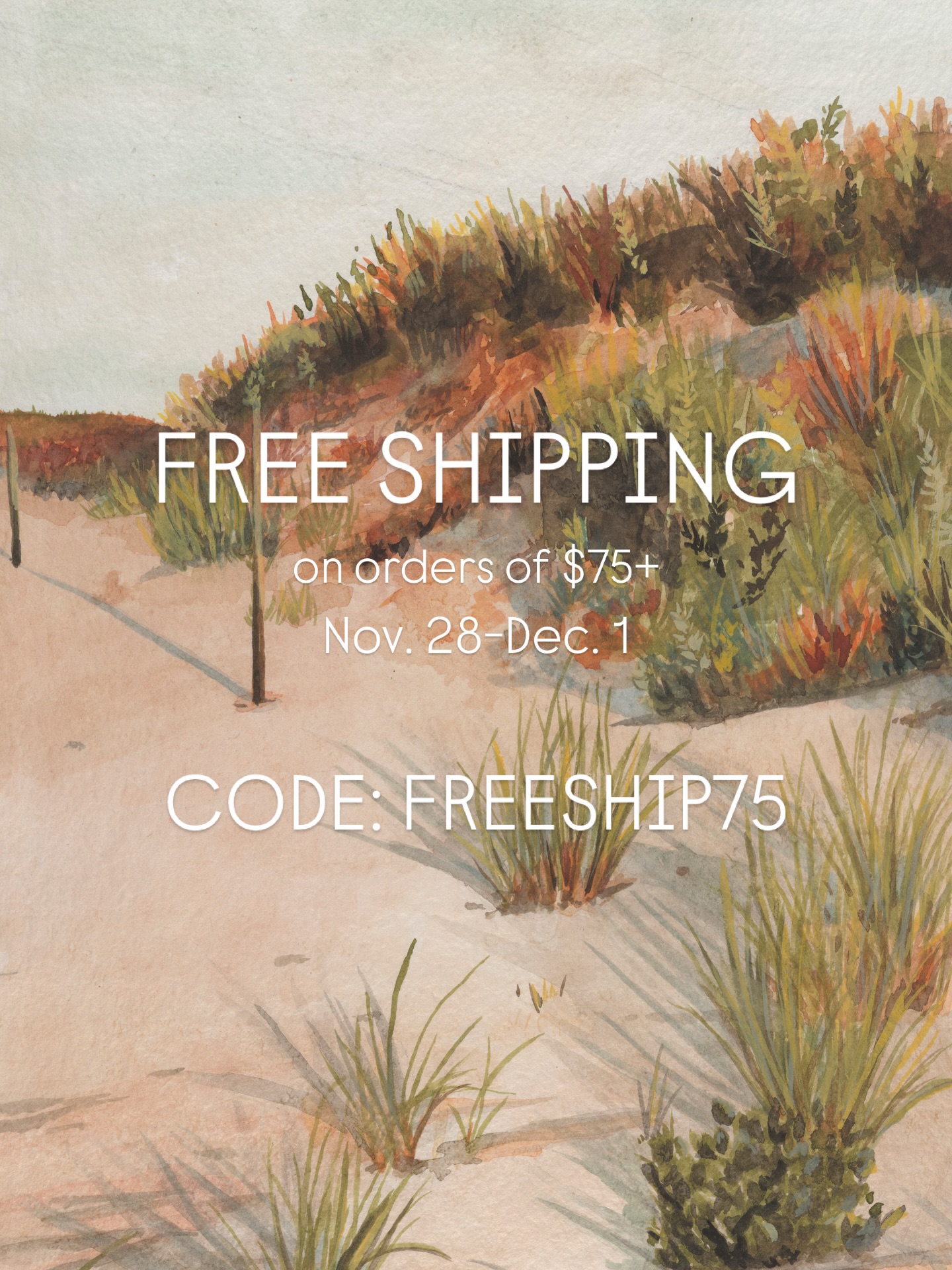 Kicked off my day with some shipping price errors on my website! HUGE THANK YOU to those who ordered from the Hometown Collection DESPITE the error - big love (+refunding differences this morning)!!
This is now fixed AND I’m offering free shipping on orders of $75+ from now through Dec 1. CODE: FREESHIP75
Snag your favs, do some holiday shopping, support a small maker.. shipping is on me 🫶