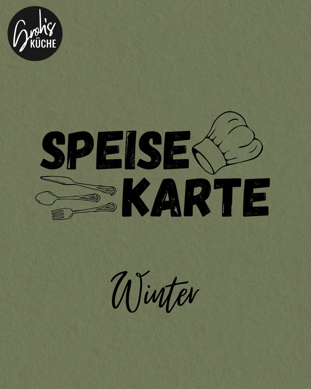 Liebe Leute,
endlich ist unsere Winterkarte da!
Kommt vorbei, wir freuen uns auf euch!
- Die Hirschbacke wir es erst ab Donnerstag geben -