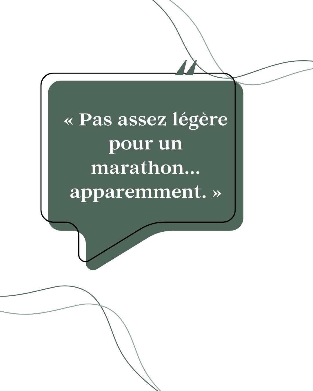 Et vous, avez-vous déjà vécu une situation où votre poids a été utilisé pour vous limiter ou vous décourager ?
Vos histoires comptent. Ensemble, on peut changer le discours autour du corps et du sport.
