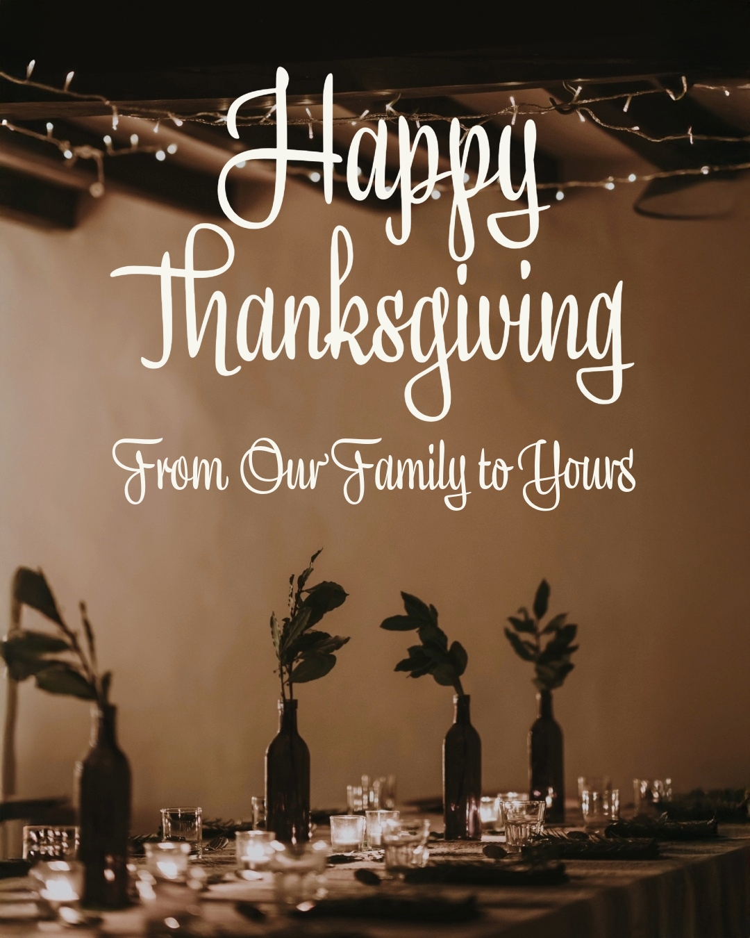 From our family to yours
This Thanksgiving, we’re grateful for the moments that bring us together. 🦃✨🍷 Share your favorite holiday traditions with us in the comments below! Let’s celebrate the love, laughter, and delicious food and wine that fill our tables. Wishing you a joyful day filled with warmth and gratitude!
#Thanksgiving2025 #FamilyTraditions #Gratitude #Thankful #CelebrateTogether