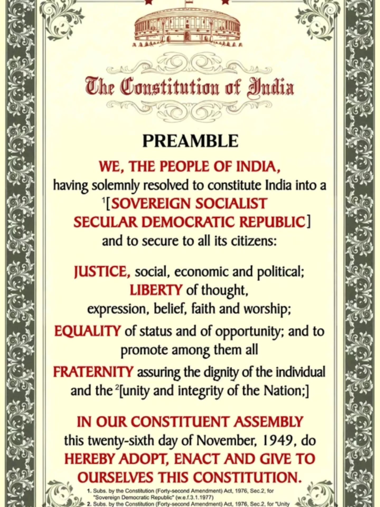  It is the Constitution that gives the common man the power, which is anything but common.
Celebrating "The Constitution Day" with pride.. #proudindian🇮🇳 #constitution