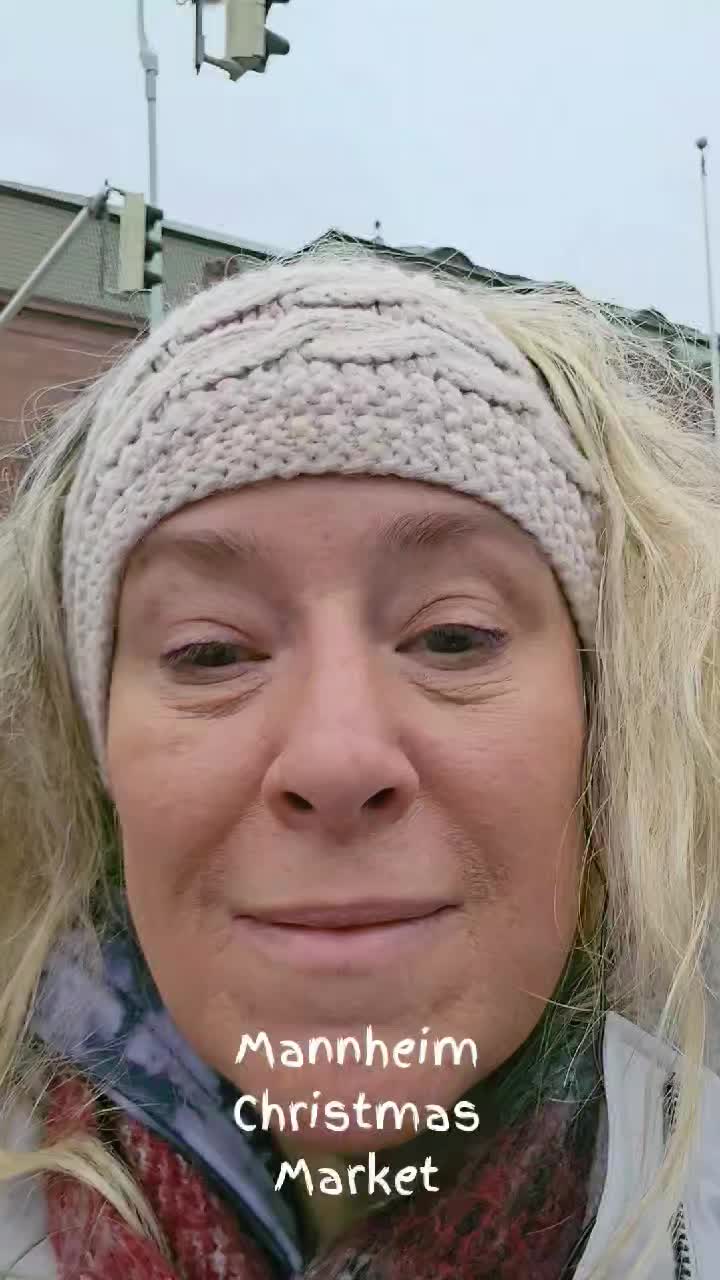 Here we are at the Mannheim Christmas Market. They are much more festive at night, but alot less crowded during the day.