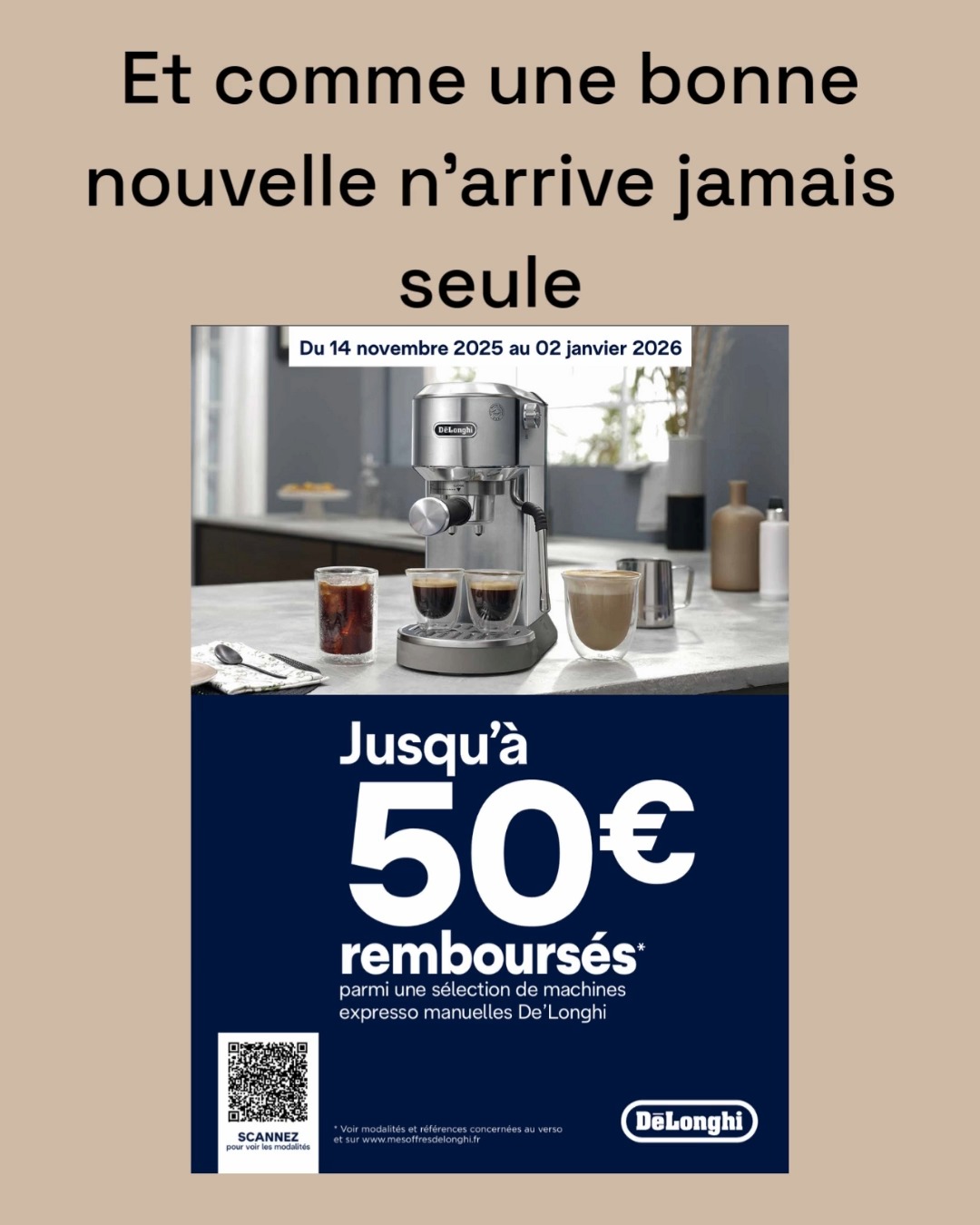 Offres sur les machines DeLonghi 🎁🎉
#DeLonghi #brûleriemage #cafè ART & COM Pont de l'Arche