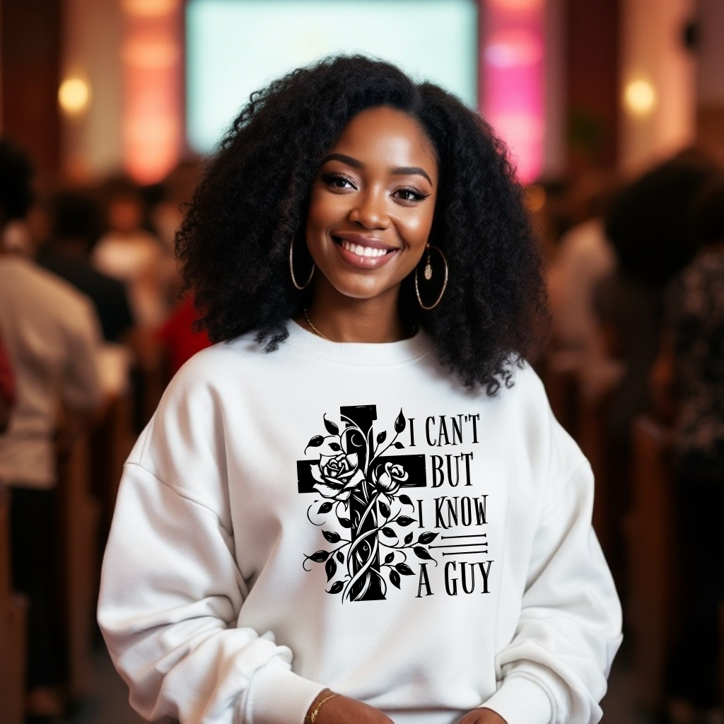 Faith and fashion, blooming in every detail.
Ever feel like your journey needs a gentle reminder of who’s really in control? Our handcrafted "I CAN'T BUT I KNOW A GUY" sweatshirt is more than style—it's a daily declaration of faith and surrender. Each rose gold-accented lily whispers, "With God all things are possible." (Matthew 19:26, NKJV)
Here’s what our sister in Christ, Jasmine, shared: "Wearing Calico makes me feel seen and covered. Every piece speaks to my spirit."
Ready to wear your faith boldly? Visit www.thecalicoboutique.com to sign up for our newsletter and blog. Let your journey blossom in joy and peace. ✨🌸