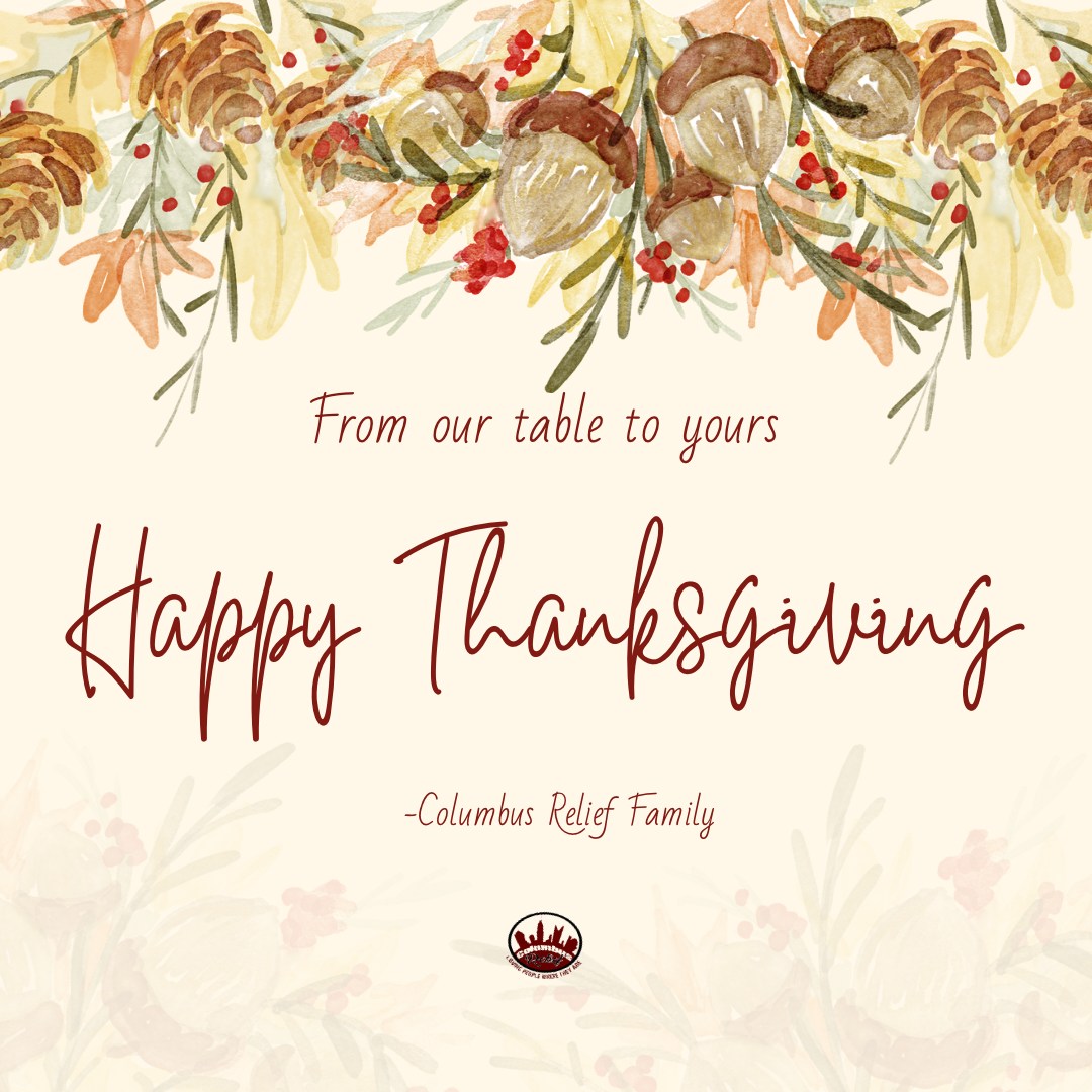 Happy Thanksgiving, family! 🧡 In the middle of these trying times, there is still so much to be grateful for.
-
“Give thanks to the Lord, for He is good; His love endures forever.” — Psalm 107:1
From our table to yours, Columbus Relief is serving warm Thanksgiving meals today from 11 AM–1 PM. If you don’t have a seat at a table this year, you’re more than welcome to sit with us. 🍽🧡
.
.
.
#volunteer #give #jesus #sharelove #love #faithinaction #bus #columbus #ohio #columbusrelief #outreach #saturday #give #laugh #donate #community #meals #food #resources #free #christ #thanks #thanksgiving #warm #family #table#turkey #turkeyday #giving