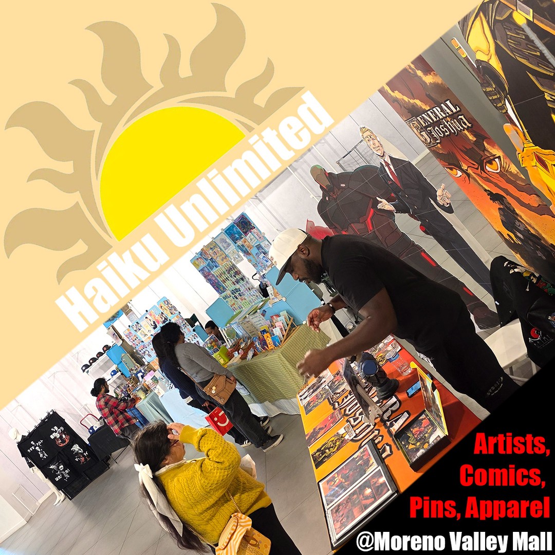 🚨 NEW VENDOR MARKETPLACE LAUNCHING BLACK FRIDAY! 🚨
The top floor of Haiku Pop Gaming & Collectibles just leveled up – introducing HAIKU UNLIMITED at Moreno Valley Mall! 🎉
We’ve transformed the entire upper level into a vibrant weekend vendor space featuring:
🎨 Amazing local artists
🧩 Nerdy & geeky merch galore
💥 Unique small business vendors
🎮 Collectibles, anime, TCGs & more!
Come hang out, shop local, and be part of a growing fan-powered community! Whether you’re hunting for rare finds or looking to join as a vendor, Haiku Unlimited is the new weekend hotspot for anime lovers, gamers, and collectors alike!
🗓️ Grand Opening: Black Friday Weekend
📍 Top level of Haiku Pop Gaming & Collectibles – Moreno Valley Mall
👉 Support small. Shop smart. Stay geeky. 💖
#HaikuUnlimited #HaikuPop #BlackFriday #MorenoValleyMall #SupportLocal #AnimeMarket #TCGCommunity #OtakuLife