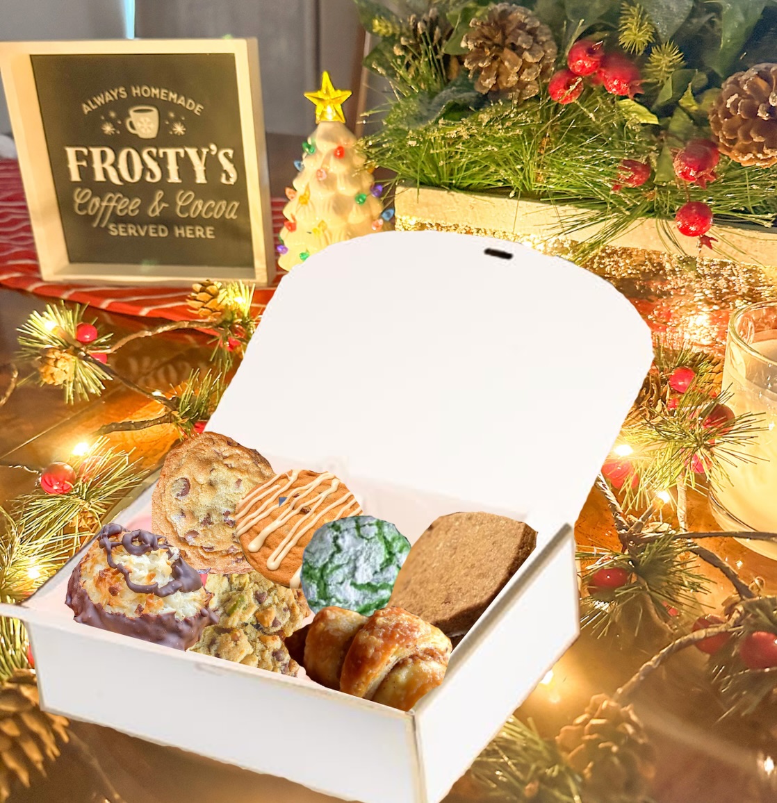 NOW OPEN! The Capitol Cakery holiday cookie boxes are now available for preorder! You can choose your size, box color, and pick-up / delivery date to suit your needs. Each box comes with 7 different types of cookies to match the holiday spirit - chocolate chip, chocolate-covered macaroons, winter special (cranberry white chocolate), the Donna (chocolate, butterscotch, & pistachio), rugelach, maple shortbread sandwich, and crinkle cookies.
These are only available to preorder until 5PM on December 5th, and once they’re gone, they’re gone for good. Be sure to snag yours early so you don’t miss out!
•
•
•
•
•
#Baking #Holidays #HolidayBaking #Homemade #HomeBaker #HomeBakery #SmallBusiness #ShopSmall #SupportLocal #VisitDavis #VisitYolo #BakingAndPolitics #CapitolCakery