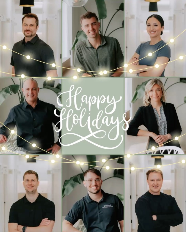 Happy Holidays from Stonebridge Chiropractic. 🎄✨
We wish you a joyful and restful season with your loved ones. 🤶🏼❤️🎅🏼
Please note, we will now be closed until Monday, December 29th – we will be open from 7:00AM to 7:00PM.
