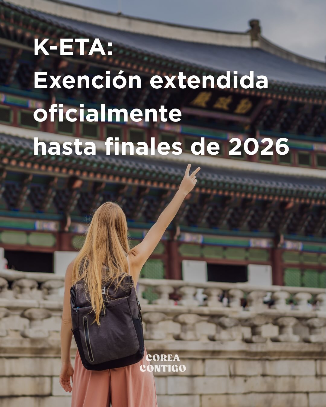 📌 K-ETA: Exención extendida oficialmente hasta finales de 2026 🇰🇷✈️
El gobierno coreano ha confirmado oficialmente la extensión de la exención temporal del K-ETA hasta el 31 de diciembre de 2026 🎉
📌 ¿Por qué se amplía la exención?
Esta medida forma parte de la estrategia del gobierno coreano para impulsar el turismo internacional, facilitar la entrada al país y seguir atrayendo viajeros tras la recuperación del sector turístico.
🌎 ¿Qué pasa con América Latina?
En la lista inicial de 22 países con exención temporal,
👉 no aparecían países latinoamericanos.
📍 El único país de habla hispana incluido oficialmente en esa lista fue España.
Sin embargo, durante 2025, viajeros de países como México , Chile y otros paises comprobaron que, al iniciar la solicitud en el sistema oficial de K-ETA, aparecía un aviso indicando que su pasaporte estaba exento, por lo que no era necesario solicitar K-ETA.
Esto demuestra que el sistema reconoce la exención automáticamente, aunque el país no figure siempre en listados simplificados que circulan en internet.
🔍 Consejo importante
Al escanear tu pasaporte en el sistema oficial de K-ETA, revisa si aparece un mensaje indicando que tu pasaporte está exento de K-ETA (exempt / exento).
👉 Si eres exento, NO es obligatorio solicitar K-ETA.
✨ Pero si deseas agilizar el proceso de entrada (por ejemplo, omitir el formulario de llegada), puedes solicitar K-ETA de manera voluntaria, pagando la tasa correspondiente.
⚠️ Muy importante
🔴 El K-ETA solo se gestiona en el sitio web oficial del gobierno coreano.
Evita intermediarios o páginas no oficiales.
👉 Sitio oficial K-ETA:
🔗 https://www.k-eta.go.kr
#corea #coreadelsur #coreacontigo #coreacontigotour #viajeacorea #turismocoreano #toursenespañol #toursencorea #guíaenespañol #KETA #KETAExencion #EntrarACorea #RequisitosDeViaje #InmigracionCorea #TipsDeViaje #InfoDeViaje #Corea2026