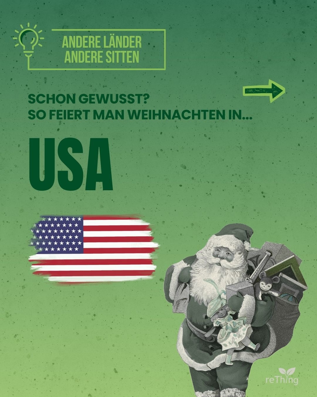 SCHON GEWUSST?!🎄💡
Heute schauen wir auf eine weit verbreitete Tradition in den USA🇺🇸 Dort versteckt man zu Weihnachten gerne eine Gurkenfigur im Weihnachtsbaum🥒 Der Finder erhält als Belohnung ein zusätzliches Geschenk🎁 Wer von euch würde hier das Rennen machen?
#weihnachtstradition #andereländeranderesitten #weihnachtswissen #weihnachtsquiz #usa #christmas #adventszeitschönezeit #geschenkideen #zweihnachtskugel #rething