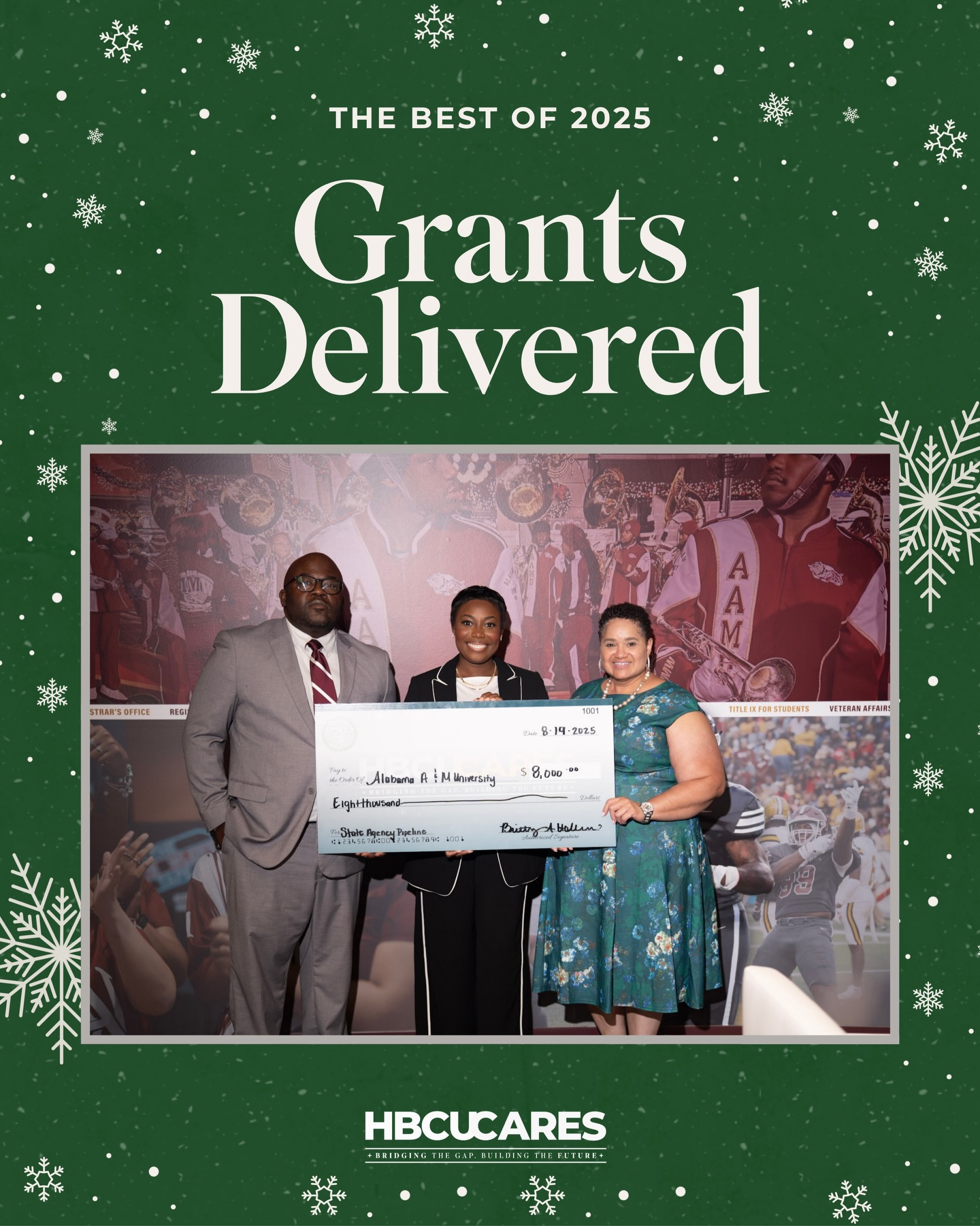 This initiative is part of our commitment to replenishing Alabama’s workforce by leveraging the talent already here at home. We want our students to build their futures and share their talents right here in Alabama. This year was filled with powerful milestones, beginning with our focus on preparing the workforce of tomorrow. 🚀
Through our State Agency Talent Pipeline Initiative, we awarded institutions with micro-grants to help advance this mission. This work remains central to who we are: Strengthening Economies and Empowering Black Futures. 💼
➡️ Swipe to see the recap of these grants.
#hbcucares #communityimpact #microgrant