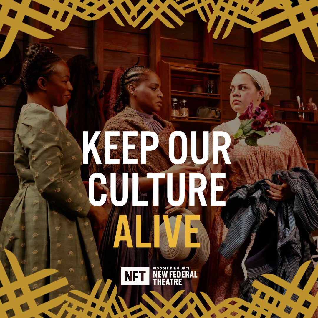 As our stories face erasure, New Federal Theatre needs your support to keep our culture alive. This #GivingTuesday, make a difference with your gift. Donate at the link in our bio! 💜