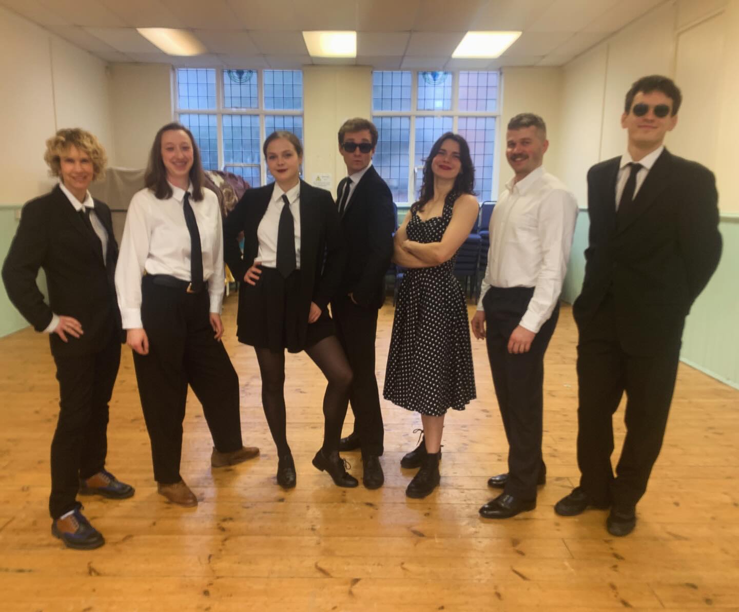 Performance team in the first costume ready to go! #lindyhop #performance