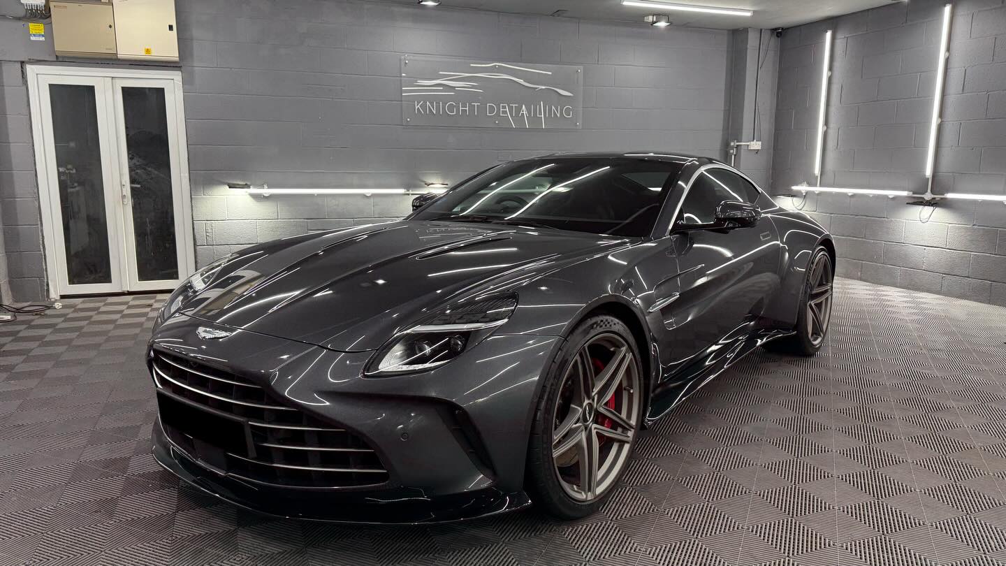 Lovely Aston Martin Vantage in with us for a full clean and we also polished out a couple of scratches.