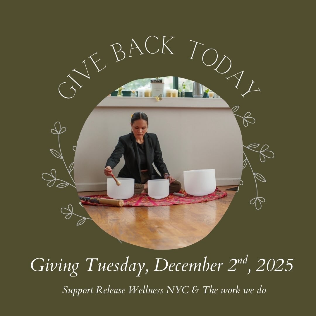Giving Tuesday is officially here! Donations to Release Wellness NYC support us in providing the following to the community:
* Free Trauma Informed Movement Classes
* Community events
* Educational programs
* Wellness workshops
* Community Advocacy Efforts
* Educational awareness efforts around gender-based violence & trauma
Consider supporting Release Wellness NYC this giving Tuesday 🤎 Link in our bio to support our giving Tuesday campaign.