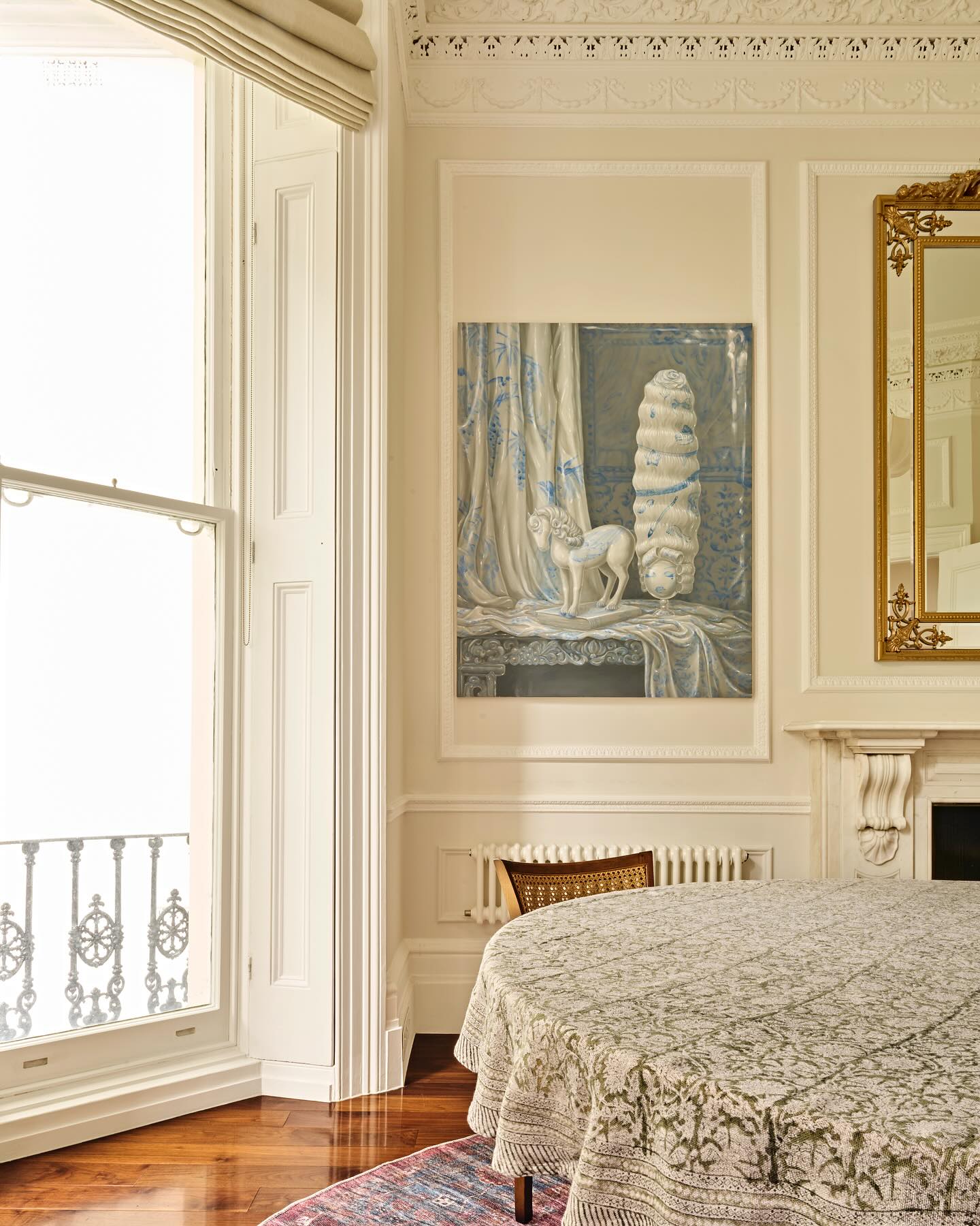 Xu Yang looking splendid in London, part of our recent work for a private residence. @_xu.yang_