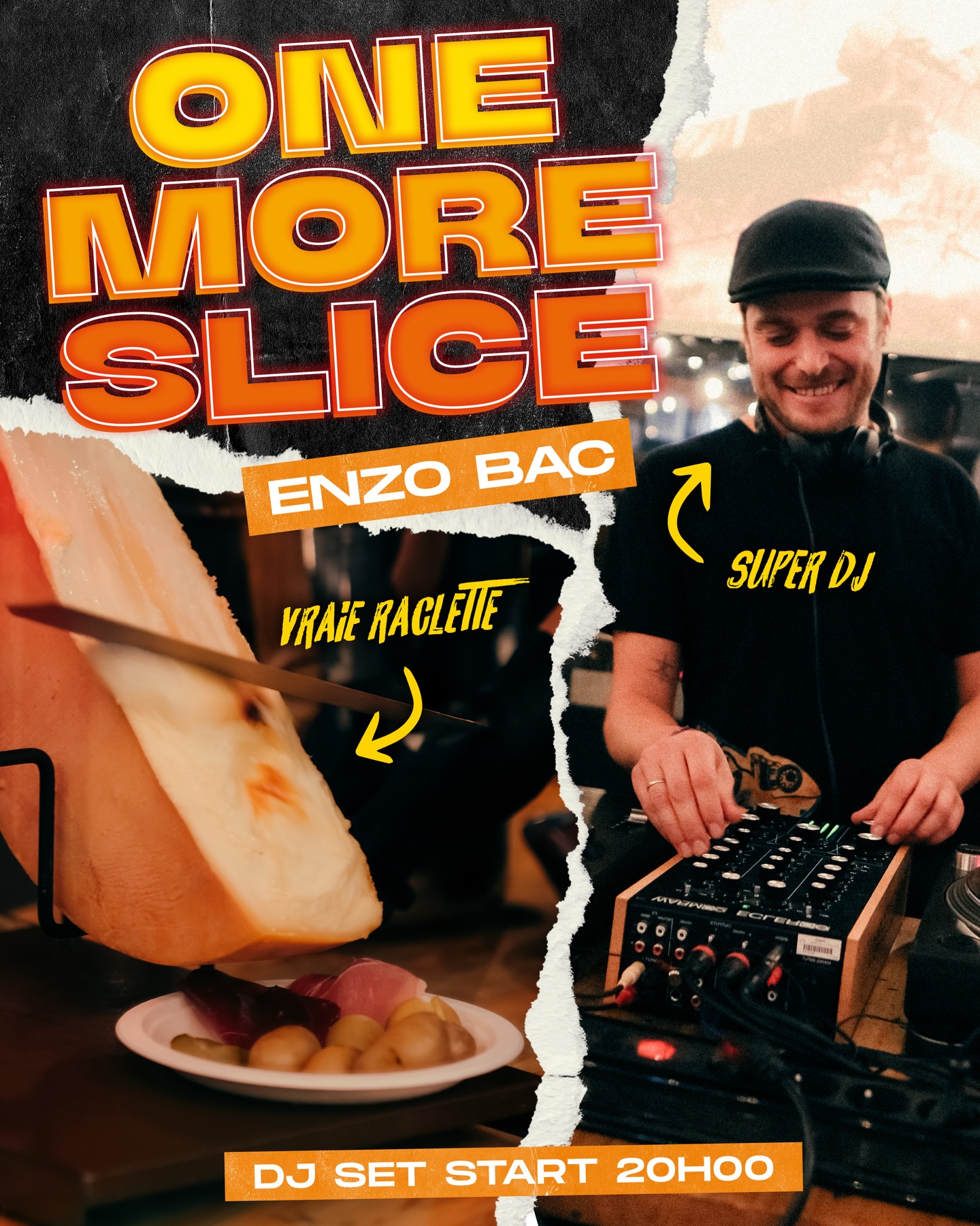 🪩 CE VENDREDI 28 : ONE MORE SLICE 🧀
Une raclette de qualité accompagnée d’un DJ qui mixe du bon son, what else ? 😎
Chaque éditions sont des réussites, alors on remet ça !🍻
📍 @classique.bar / 11 rue de la Goliasse 74890 Bons-en-Chablais
A bientôt ✌🏼
#bar #beer #craftbeer #beercraft #lounge #loungebar #bar74 #74 #hautesavoie #concept #conceptstore #restauration #local