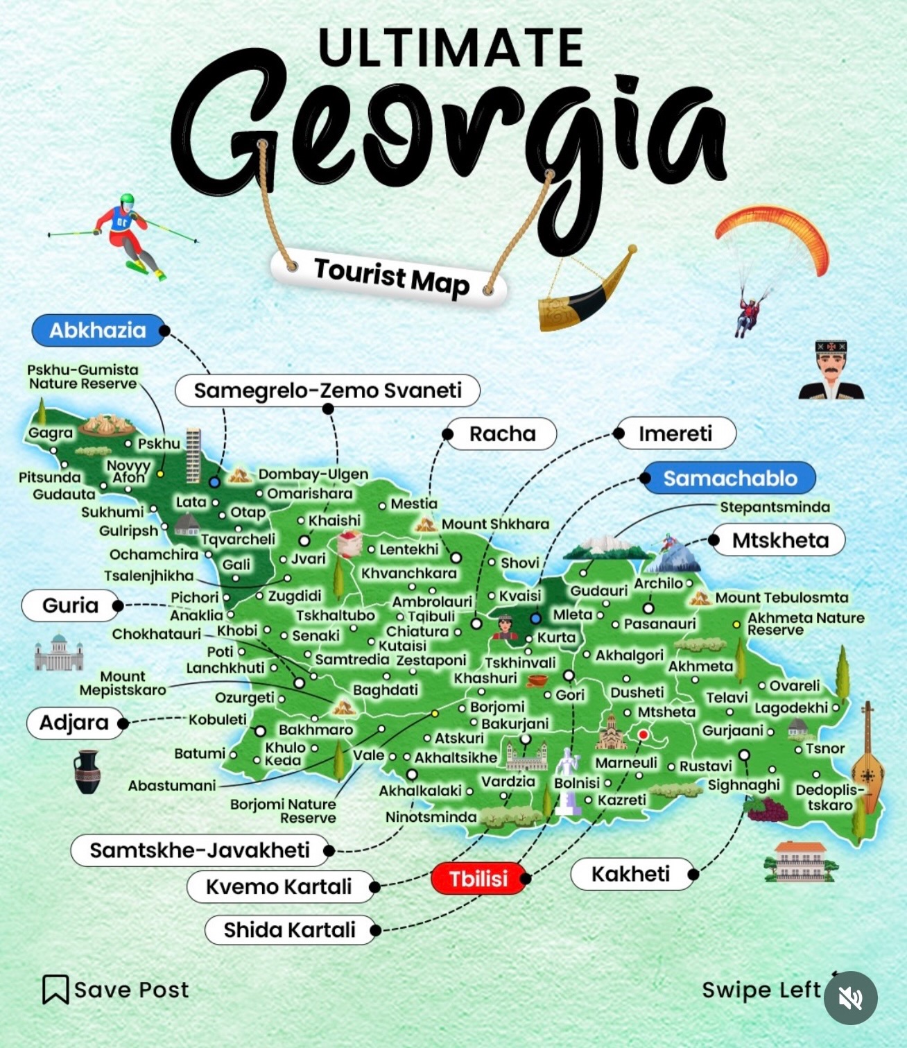 Georgia is that one country where every vibe gets its own city 🇬🇪✨
Wine towns 🍷
Ancient cave monasteries ⛰️
Snow-capped peaks ❄️
Black-sand beaches 🌊
Medieval towers 🏰
All in one passport stamp.
This map breaks it all down for you:
• Where to hike
• Where to chill
• Where to sip wine
• Where to chase history
• Where to disappear into the mountains
Swipe through ➝ build your perfect Georgia itinerary ➝ save it for later.
💬 Comment “GEORGIA” and we’ll send you a detailed, day-by-day itinerary.
⸻
#GeorgiaTravel #VisitGeorgia #Tbilisi #Kazbegi #Gudauri #Batumi #Svaneti #Borjomi #Kutaisi
#GeorgiaTourism #CaucasusTravel #EuropeTravelFromIndia
#MountainTrips #WineTrips #HiddenGemsGeorgia #GeorgiaItinerary
⸻
If you want:
• More luxury tone
• More budget / Indian-market focused
• Phoenix Tours Georgia branding
• Short Reel caption version
Just tell me 👍