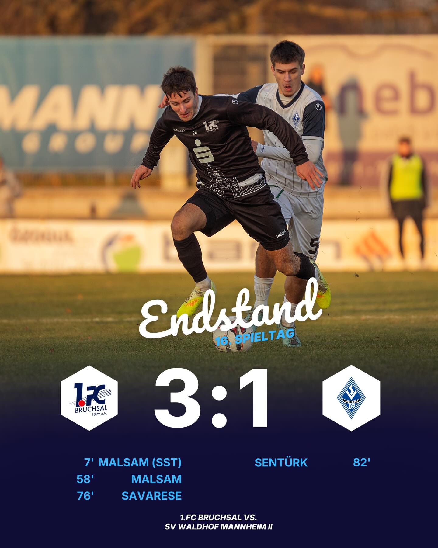 Zufrieden verabschieden wir uns damit in die Winterpause 😉