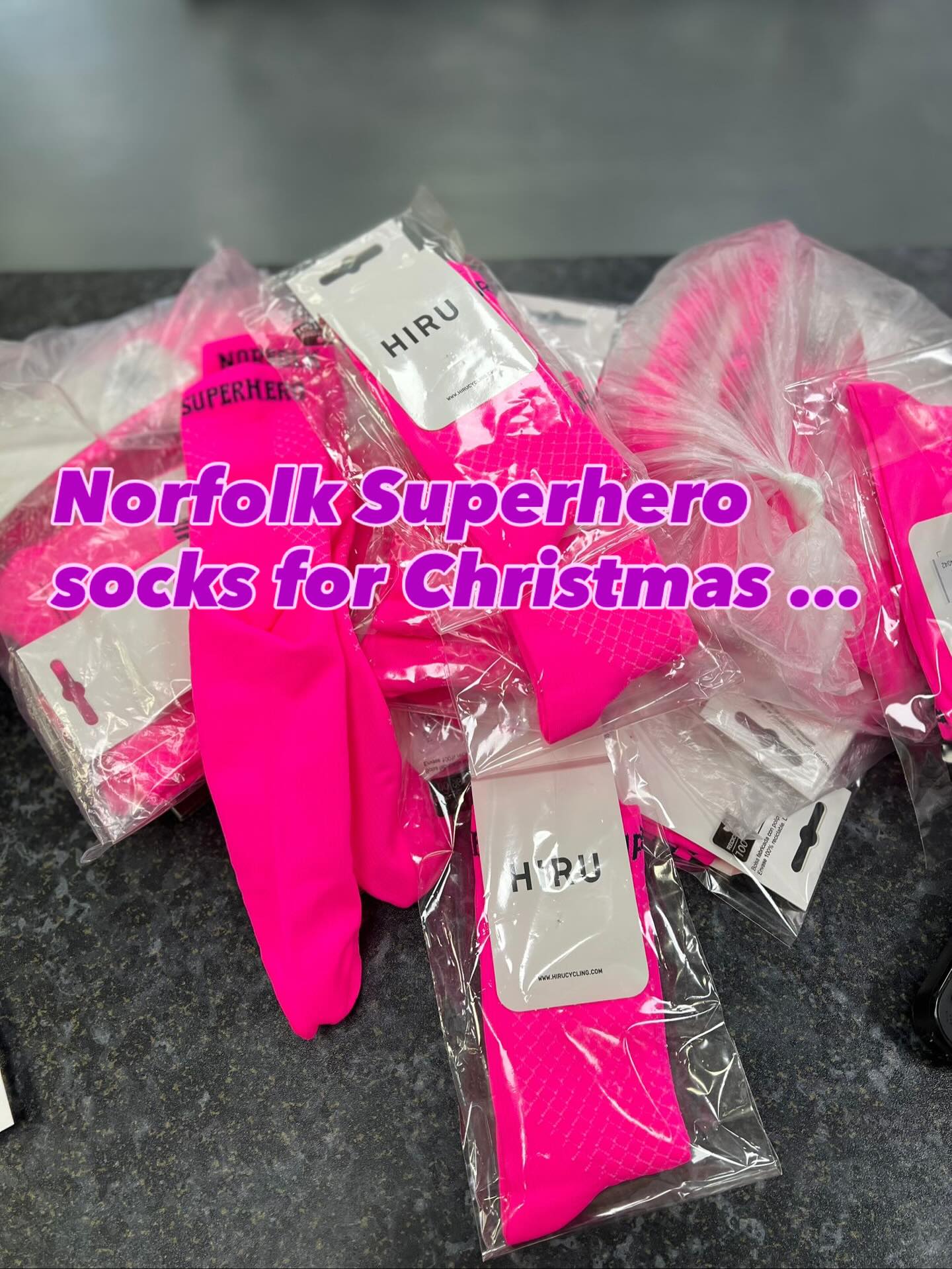 Christmas present sorted. Norfolk Superhero socks are ready for delivery. Just go to www.triharder to get yours today.
#Christmas
#naughtylist
#stockingfiller
#cycle
#2026
#norfolk
#superhero
#happy
#present