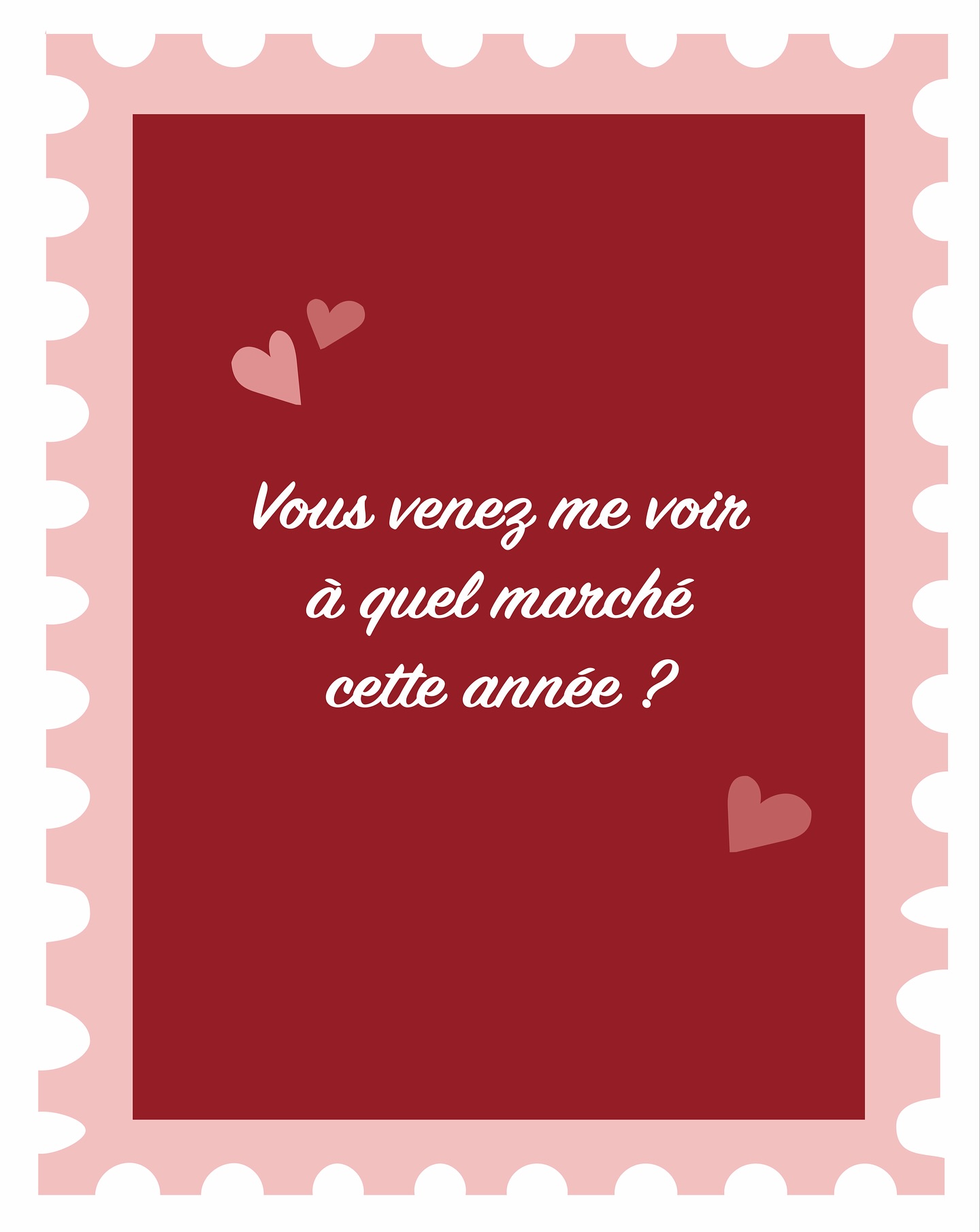 Cette année seulement 2 dates pour me rencontrer à Noël ! 🎄
1️⃣3️⃣ DÉCEMBRE à Saint Pierre
Rendez vous au magasin @lesbelleslunettes pour une « Pampille party ! 🎨♥️ »
Un bar à pampilles : couleurs uniques, formes exclusives !
Une après-midi pour créer, rigoler et personnaliser votre chaine de lunettes ou vos boucles d’oreilles ! ♥️
1️⃣4️⃣DÉCEMBRE à Saint Denis
Rendez-vous au carré Cathédrale toute la journée pour le célèbre marché de Noël ! Promis il y aura toutes les nouveautés ! Et quelques exclusivités que je suis en train de fabriquer 😍
Alors dites-moi à quelle date vous passez me voir cette année ? ♥️