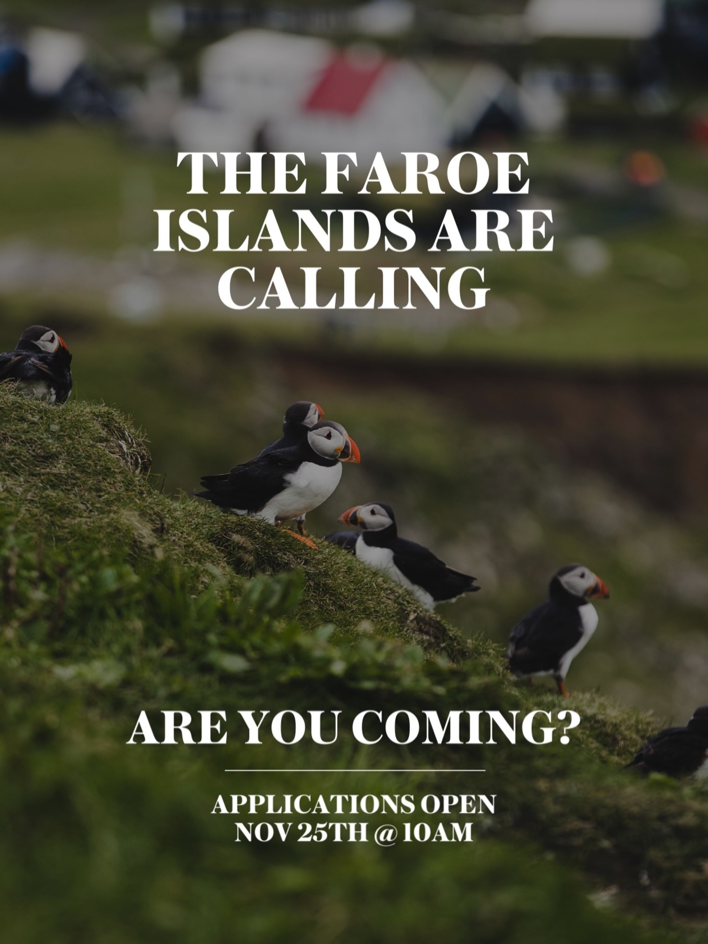 SET YOUR ALARMS!! ⏰ Applications open THIS TUESDAY for our Faroe Islands 2026 Expedition! This is one that you won’t want to miss. 🥲
Who’s coming!?