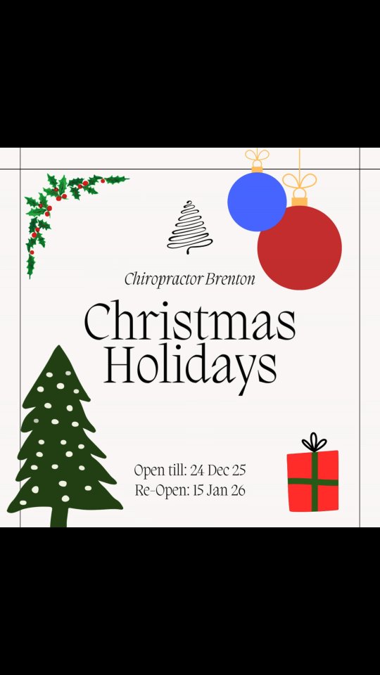 Christmas Holidays 🎄
Chiropractor Brenton will be taking . . .
⭐️ 24 Dec 2025 to 15 Jan 2026 ⭐️
. . . To recharge his batteries, prep for 2026 & maybe finish off those new years resolutions that were implemented years ago.
Do you have any new years resolutions?
📍 8/44 Hampden Ave Wahroonga NSW 2076
Tues & Thurs: 9:15am-5pm | Sat: 9:15am-1pm
📞 8457 7961
📍90 Avoca Drive Kincumber 2251
Wed & Fri: 10am-5pm
DM for number
🌐 https://www.hampden-health.com/chiropractor
#christmas #chiropractor #chiropractorbrenton #2026