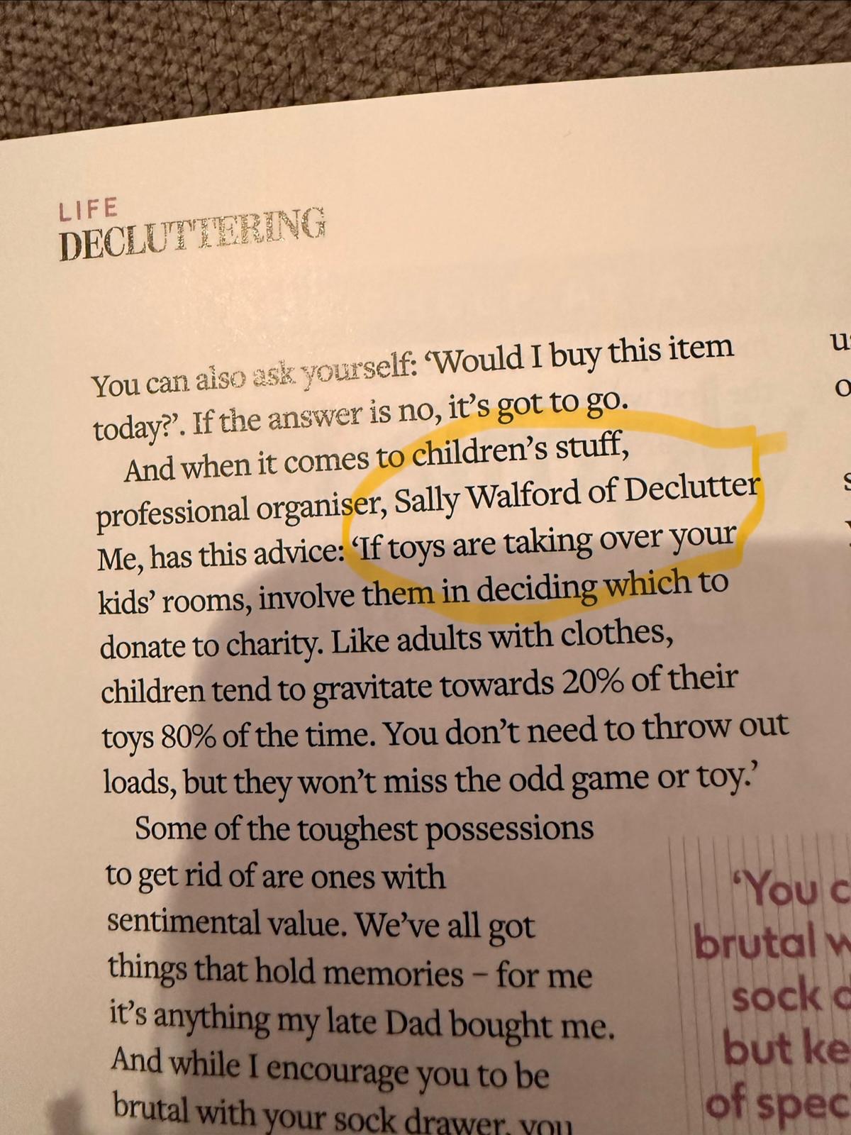 Look whose top tips made it into the @bootsuk Health & Beauty Magazine! Grab your copy today for some fabulous top tips on decluttering from pro organiser Sally Walford.
If you need help organising and decluttering before Xmas and want a calm, clutter free home before the holiday rush, then book your session today.
Hurry! We only have a few appointments left!
#DeclutterWithUs #OrganiseWithUs #HomeOrganisationUK #DeclutteringService #DecemberDeclutter #BootsHealthAndBeauty #FeaturedInBoots #ClutterFreeHome #BeforeChristmas #UKHomes #ProfessionalOrganiser #HomeRefresh #TidySpaceTidyMind #CleanHomeHappyHome #KidsClutter #OrganisingTips #HolidayPrep #ChristmasReady #UKMums #mumlifeuk