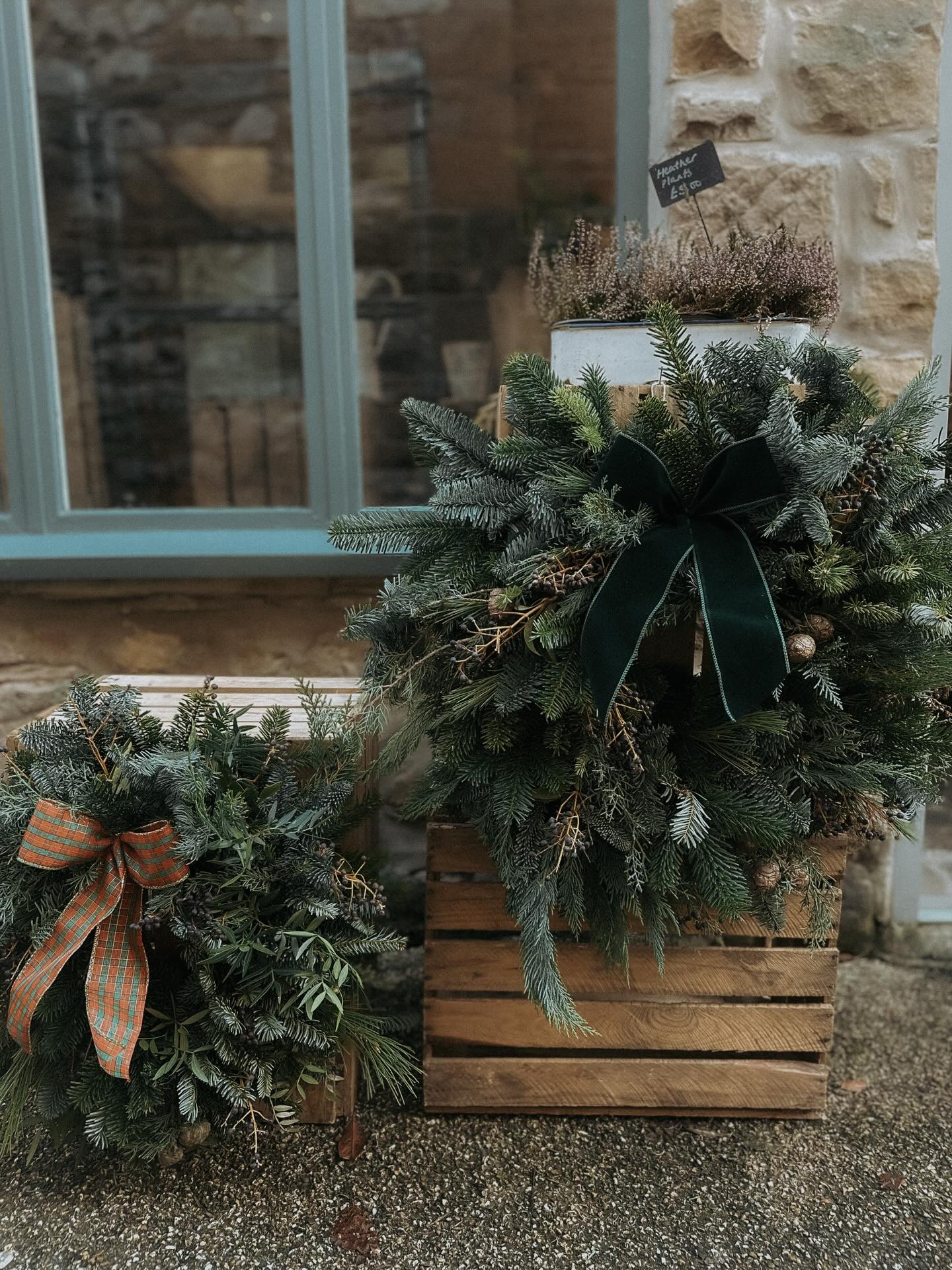 Christmas Wreaths started to make an appearance outside the shop.
We’ll be adding to this over the next few days with lots of lovely other colour ways and designs.
If you’re looking for something a little more bespoke our order books are now open.
Pre ordering is highly recommended to make sure you secure yours.
Phone 07943137907 to order yours ✨
