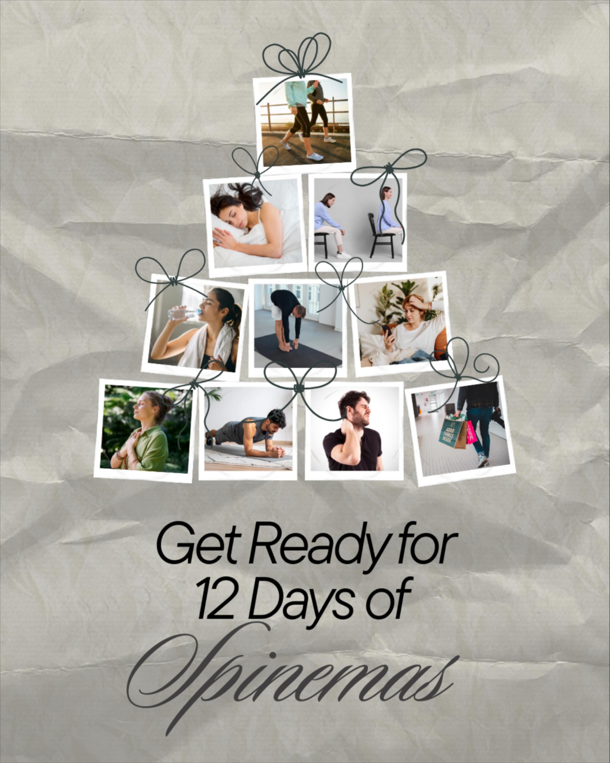 12 Days of Spinemas is almost here 🎄
Think of it like an advent calendar for your spine:
one small habit each day to help you move better, feel lighter and stay aligned during the holidays.
Every day in our Stories, we’ll be sharing simple, chiropractic-approved tips to help you take better care of your body this Christmas season.
👉 Save this post and don’t forget to check our Stories daily so you don’t miss a day of Spinemas.
#chiropractic #spinehealth #lakenona