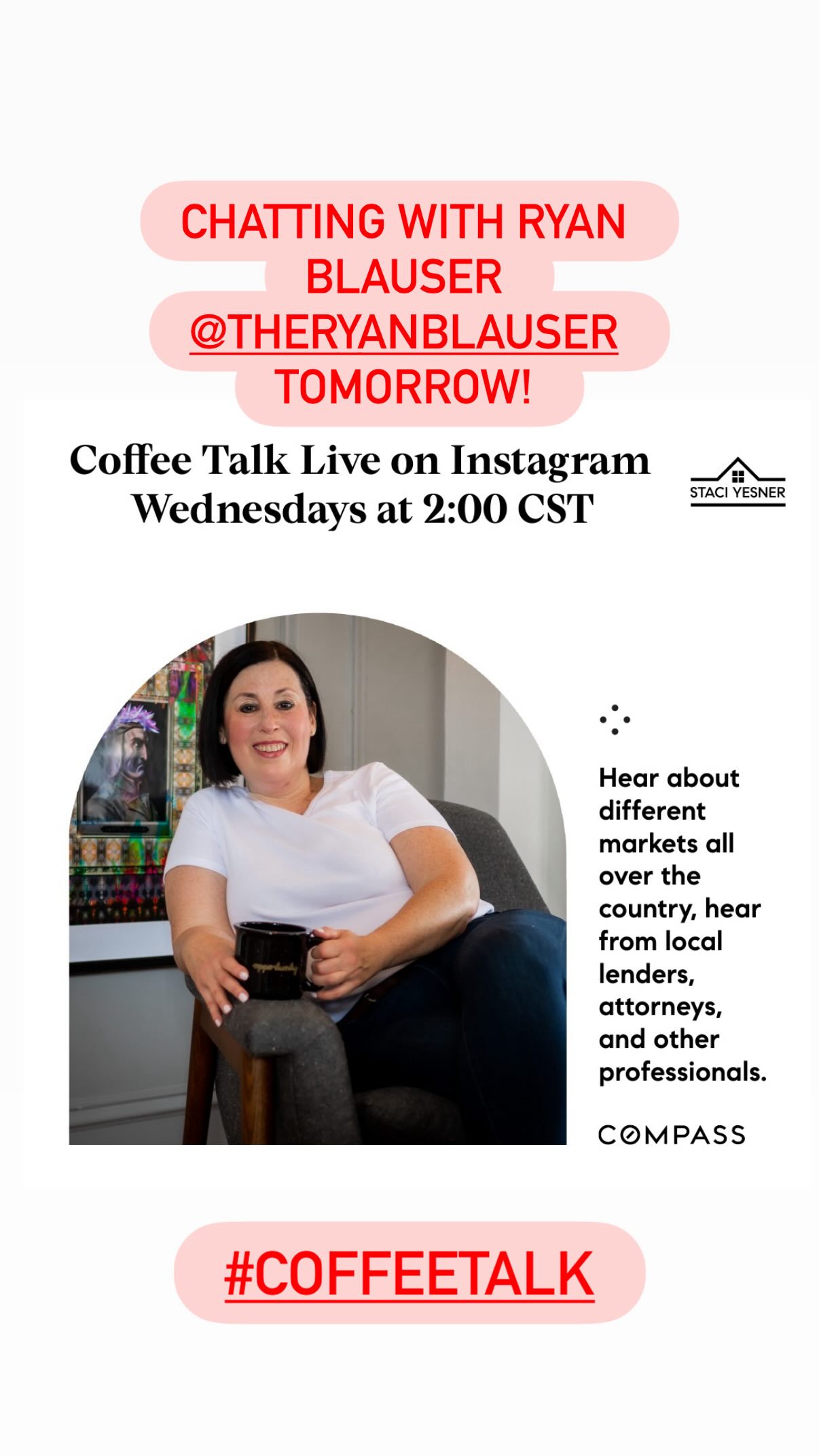 So much fun chatting with @theryanblauser today! Loved hearing what it is like being a girl-dad and how being in a house full of women has impacted him to grow his beard long and his hair.
We also talked real estate, time management and about the @ouraring