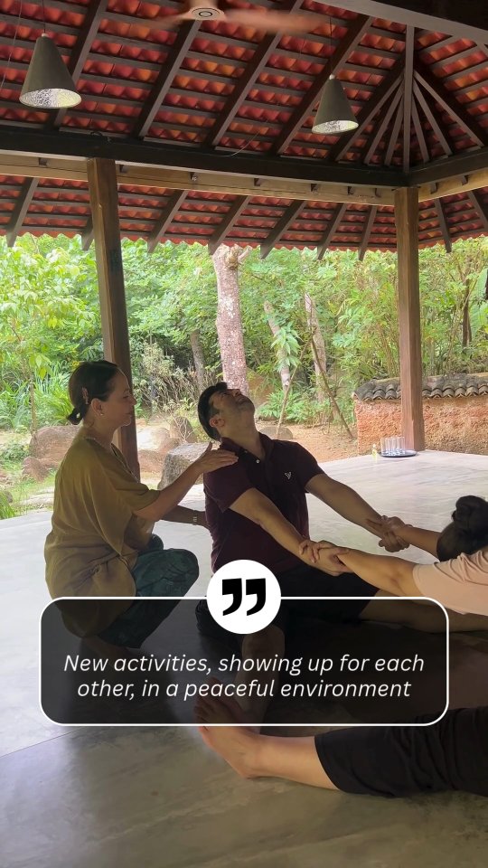 🎁Offer your loved one a COUPLE'S RETREAT in SRI LANKA
*5 couples only* don't miss out!
🌊Tide & Transformation Retreat🌴 *Couples Only*
🙌29th March - 4th April 2026
7 days/6 nights
Be pampered in the hands of wellness professionals.
✅️From therapeutic treatments to Integrative Functional Medicine consultations,
✅️From daily yoga to sleep rituals, ✅️From Sri Lankan rural experience to cooking classes
We have an entire programme curated for you!
A collaboration between @limetree_yoga @ayudahealing and @aquarian_paul
Comment "TIDE" for more info.
.
.
.
#couplesretreat #wellnessretreat #srilankatravel #yogaretreats #srilankatravel #luxuryretreats #selfcare